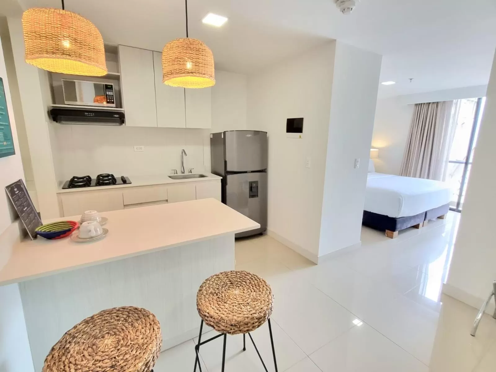 Kitchen or kitchenette in Origen Local Suites