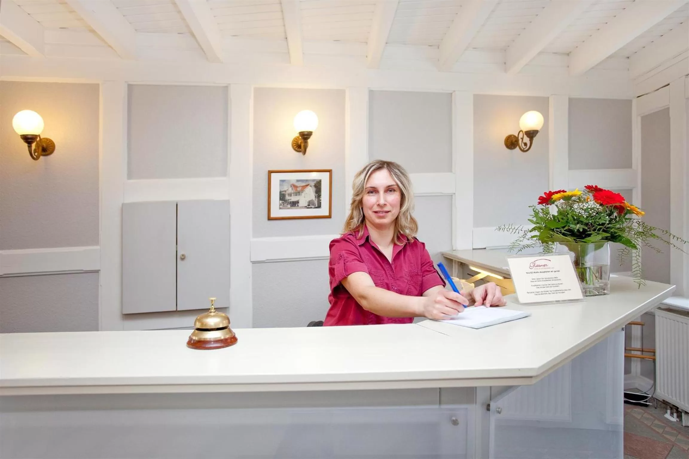 Lobby or reception in Hotel Garni Getreuer Eckart