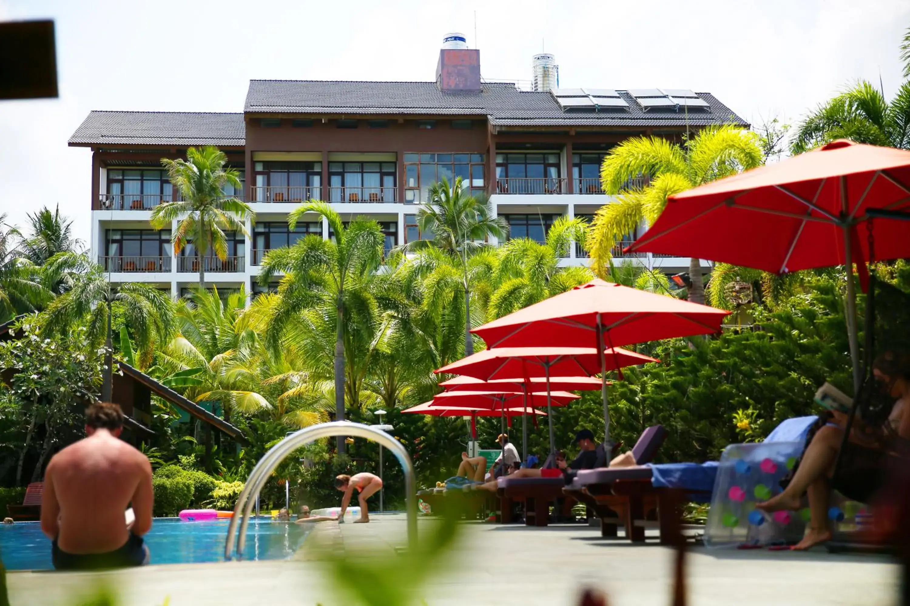 Pool view in Tropicana Resort Phu Quoc