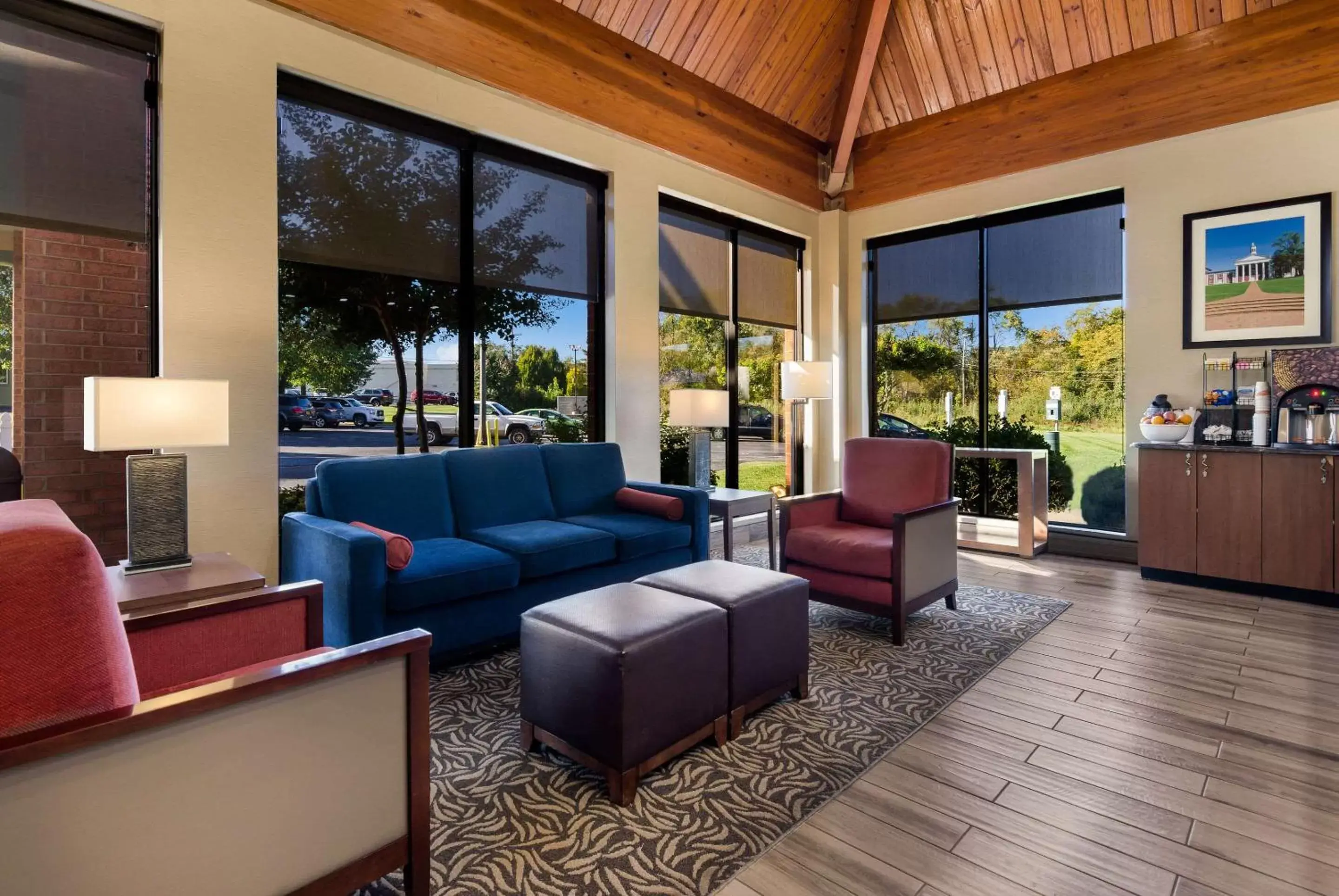 Lobby or reception in Comfort Inn Virginia Horse Center