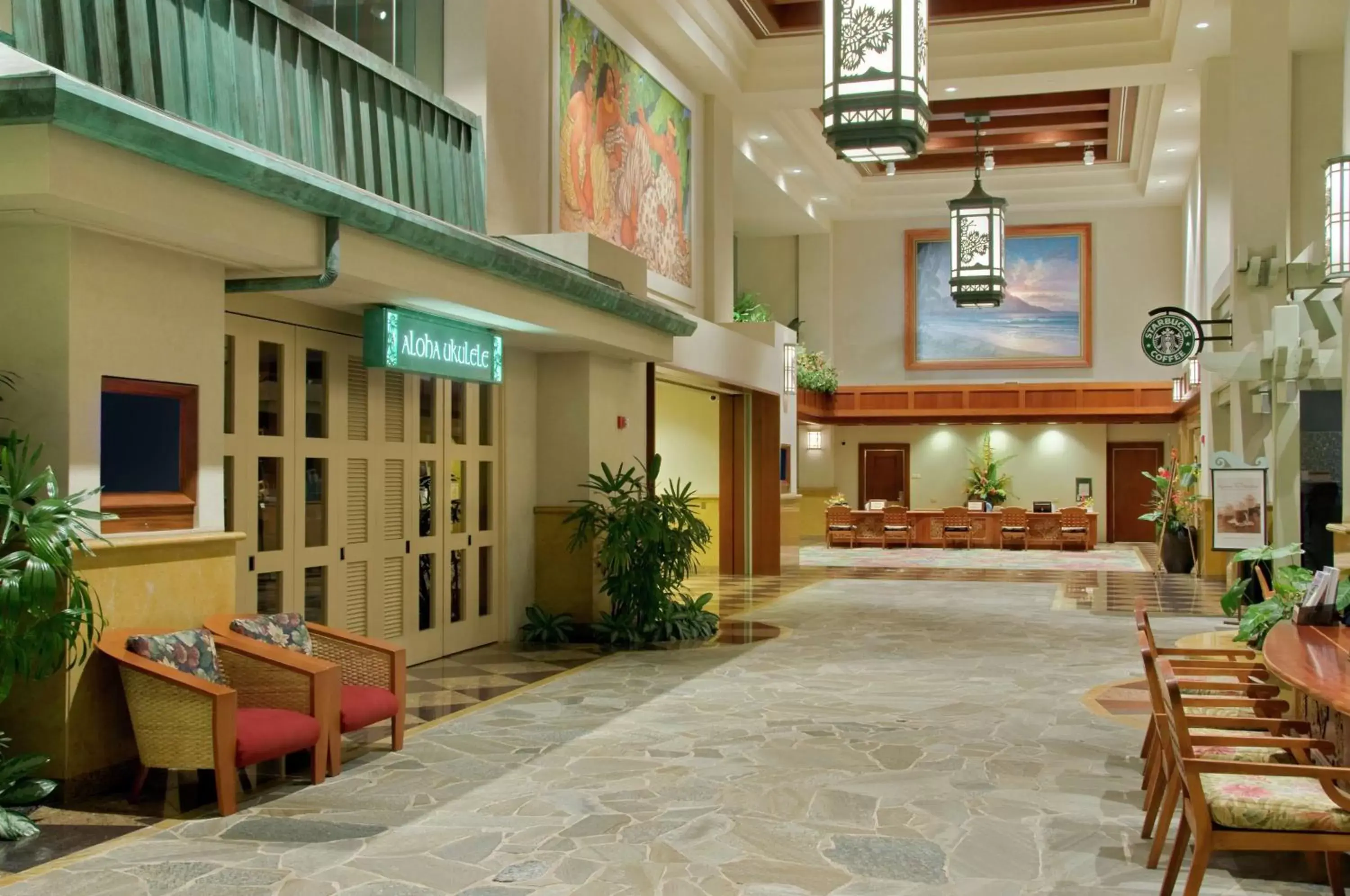 Lobby or reception in Hilton Hawaiian Village Waikiki Beach Resort