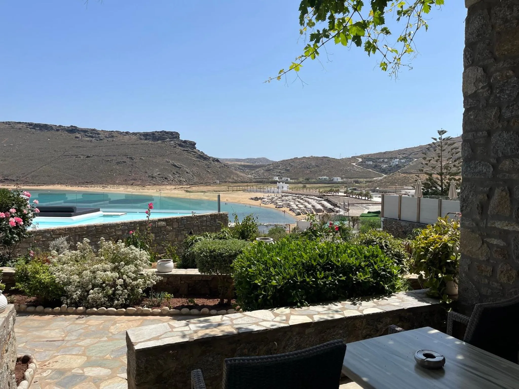 View (from property/room) in Panormos Village Hotel