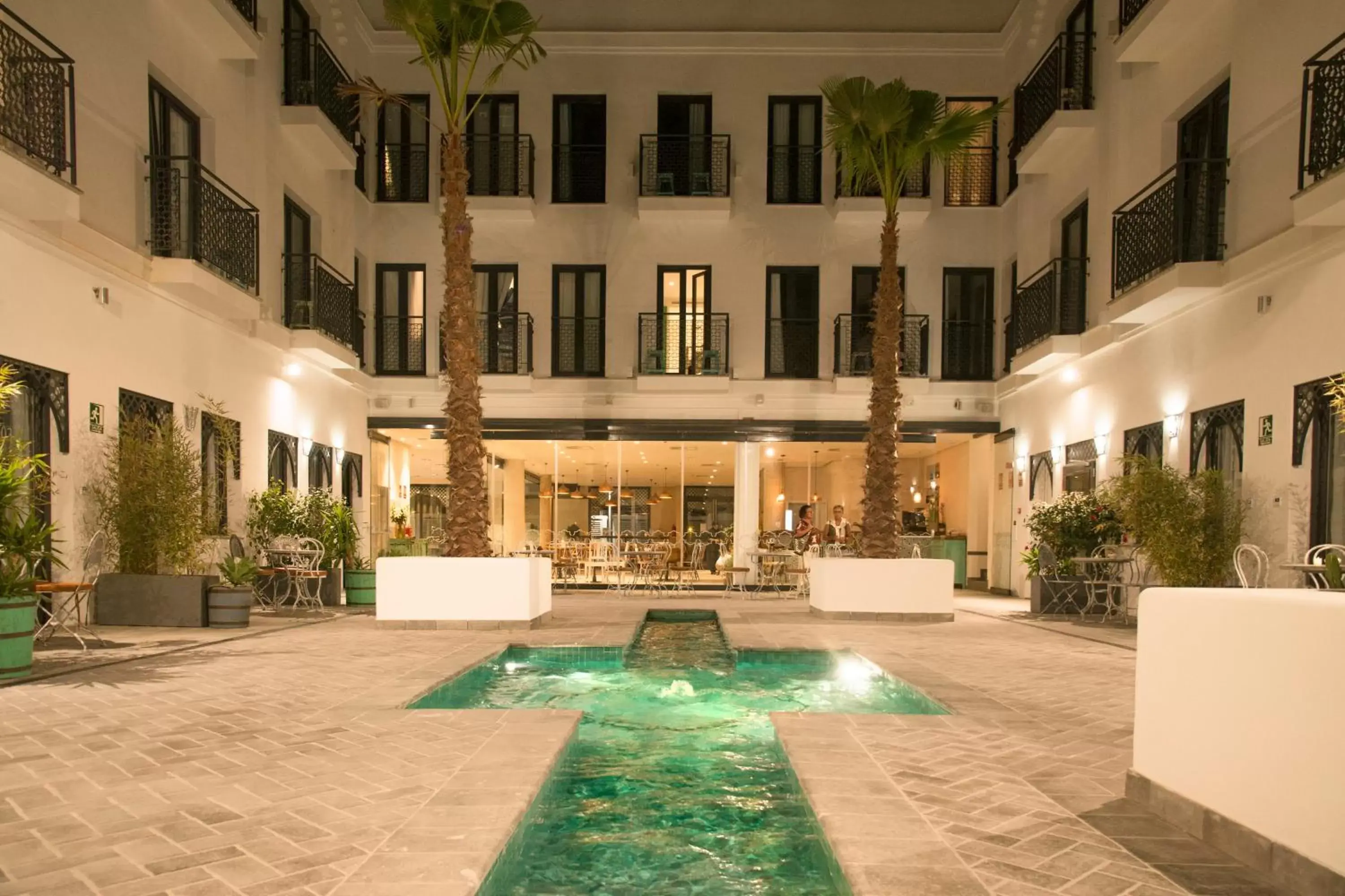 Patio, Swimming Pool in Hotel & Spa La Residencia Puerto