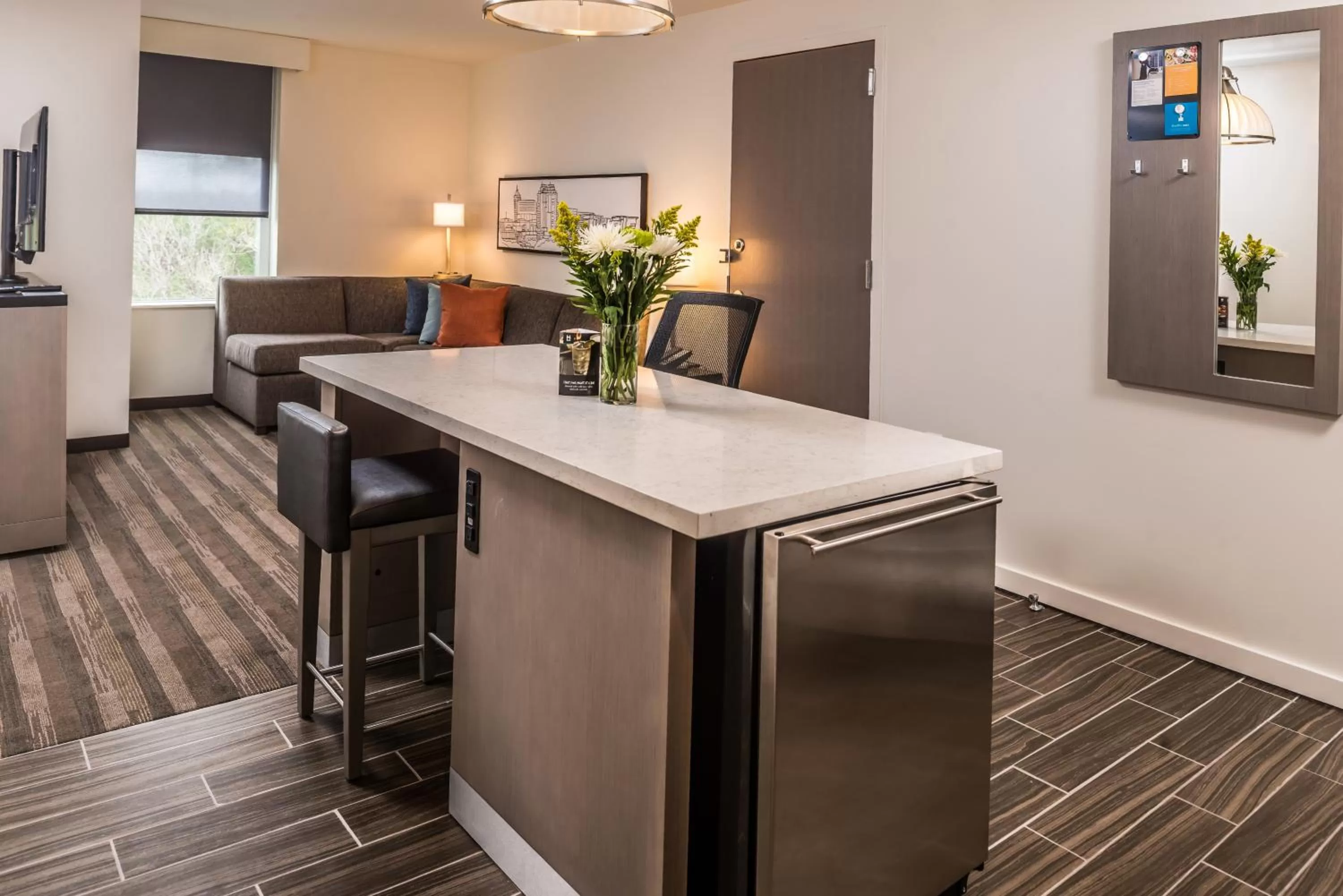 Kitchen or kitchenette in Hyatt House Raleigh/Rdu/Brier Creek