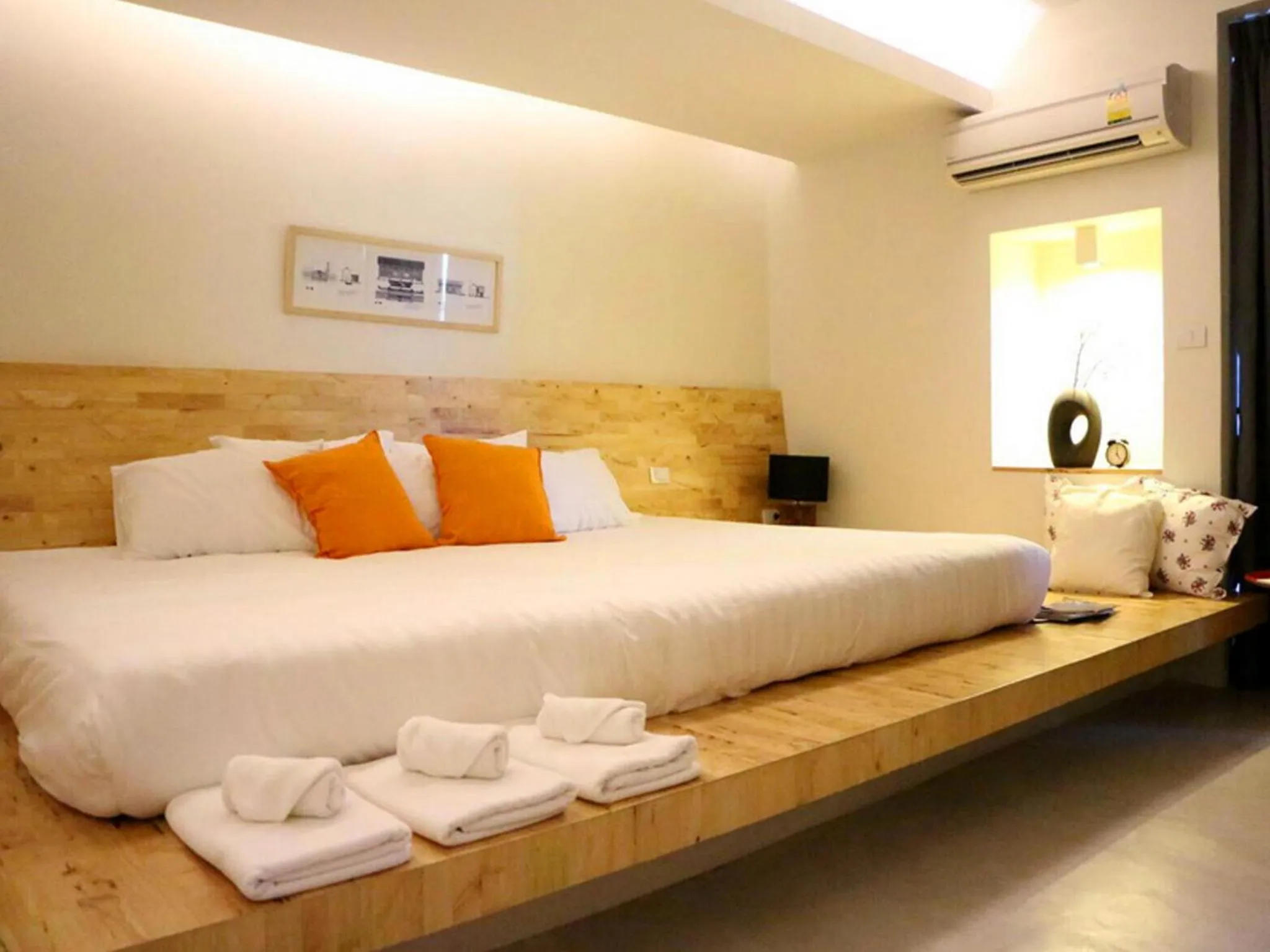 Bed in NornDee Hotel