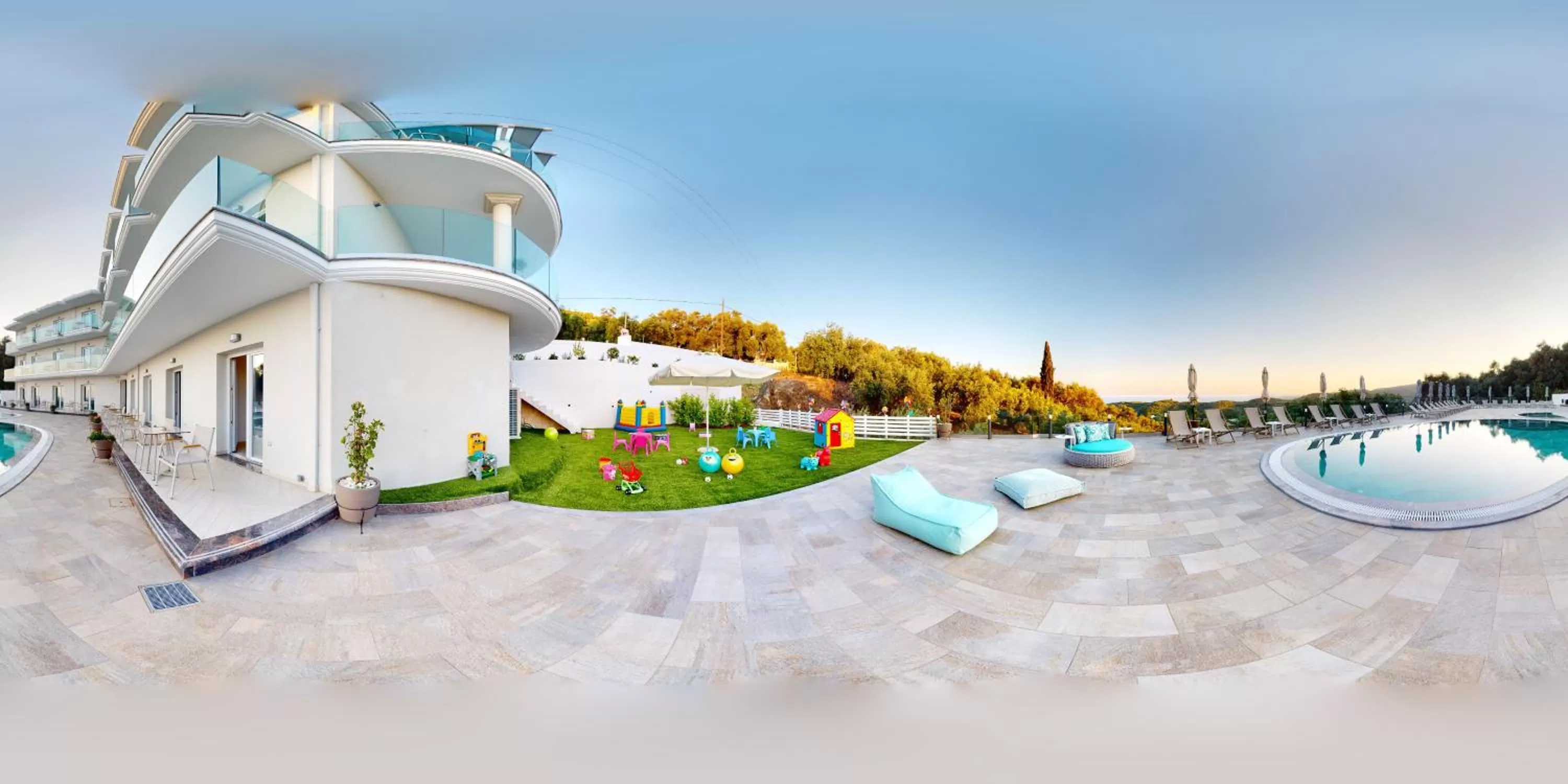 Children play ground in Golden Lion Parga