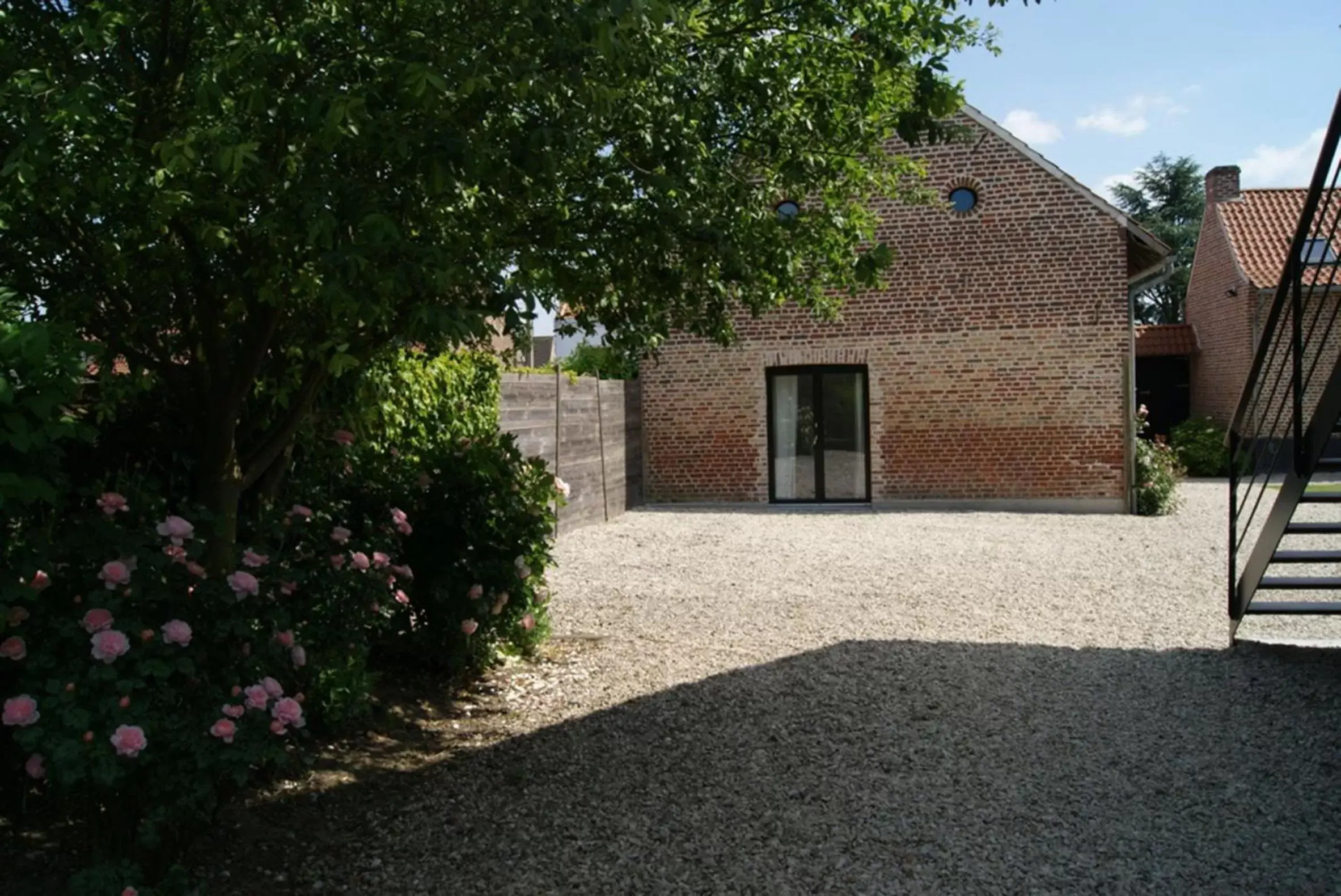 Garden view in La Grange De Salomé Garden view in La Grange De Salomé