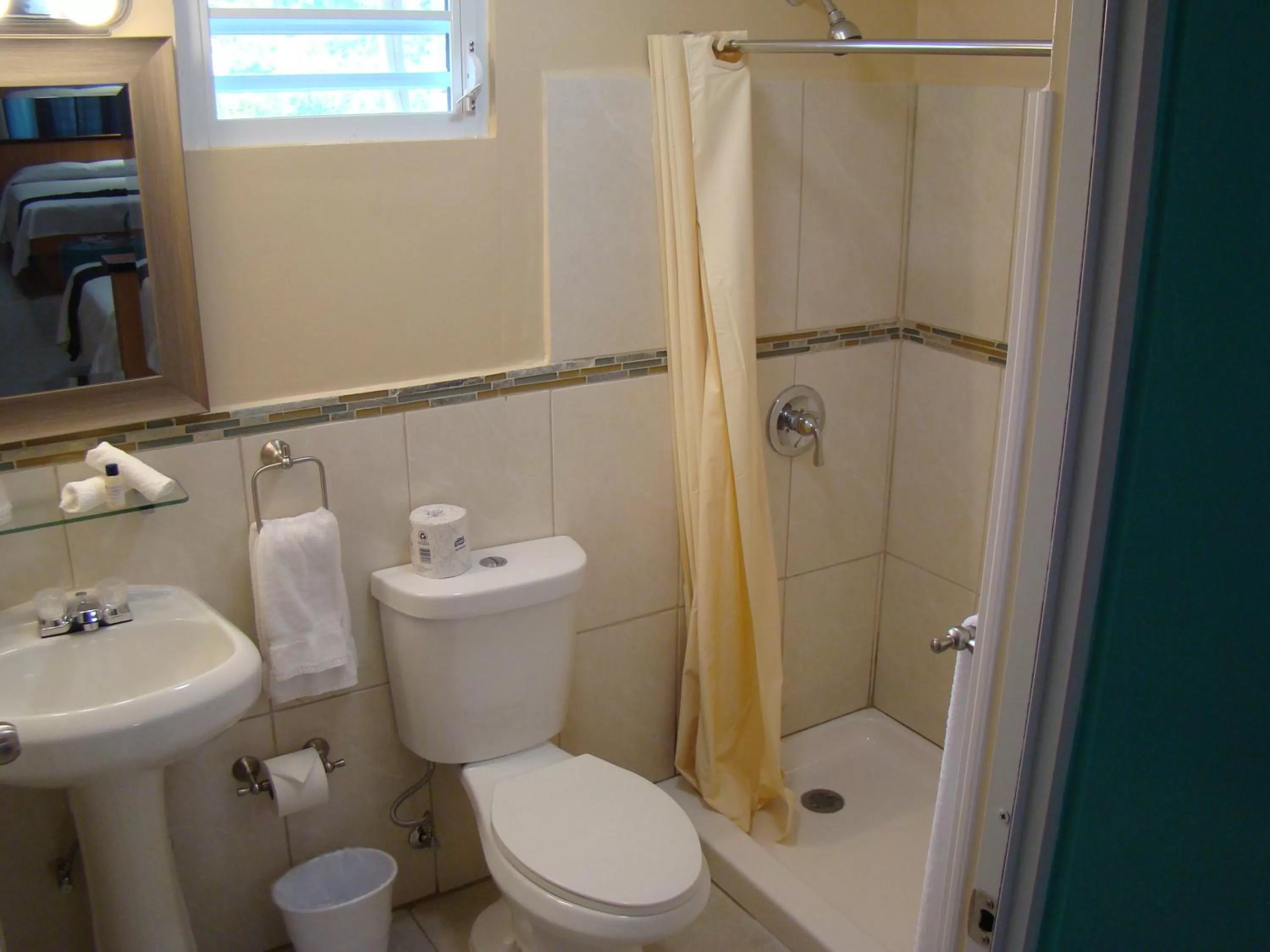 Bathroom in Combate Beach Resort