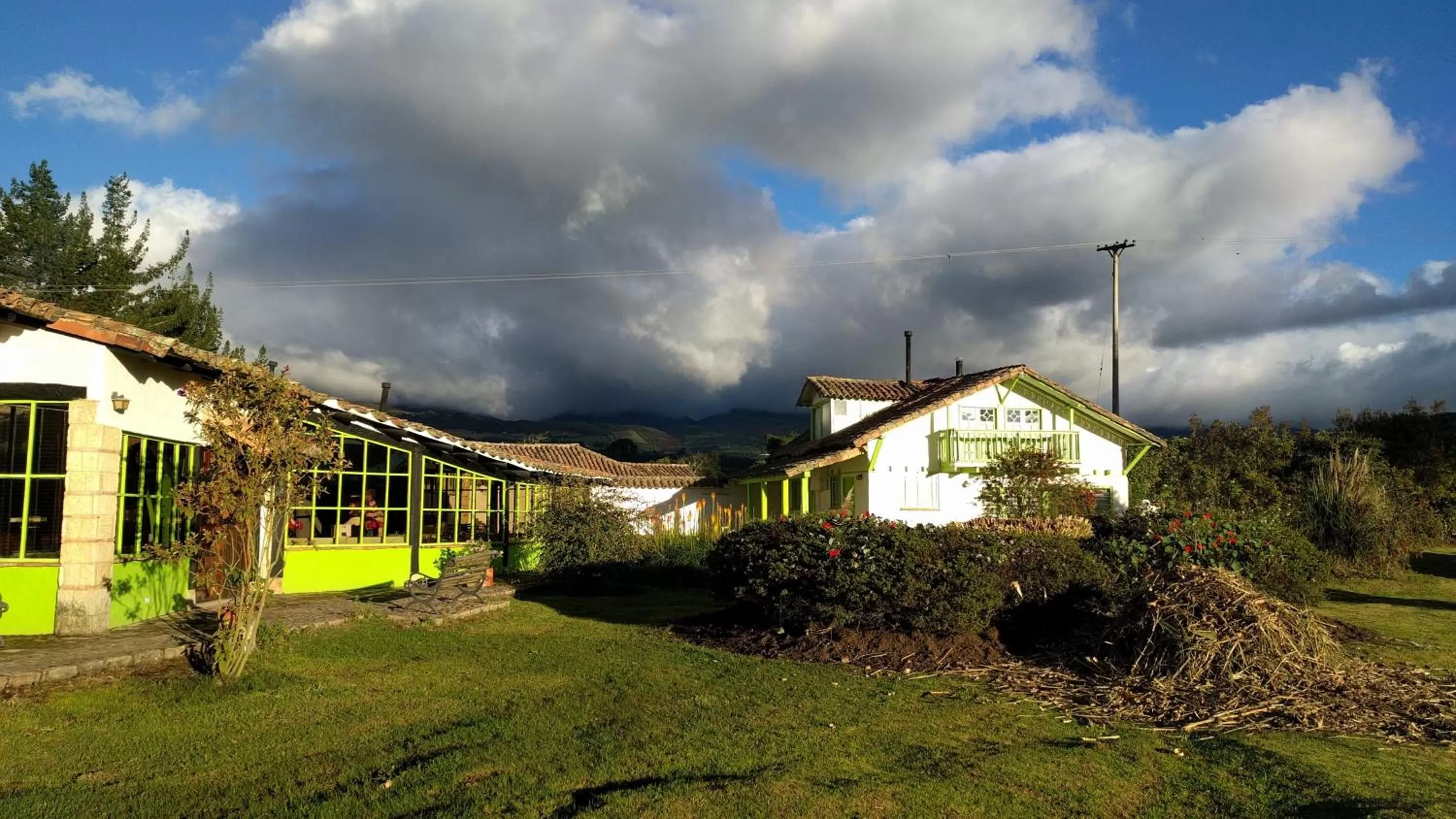 Property building in Posada Cafe La Huerta