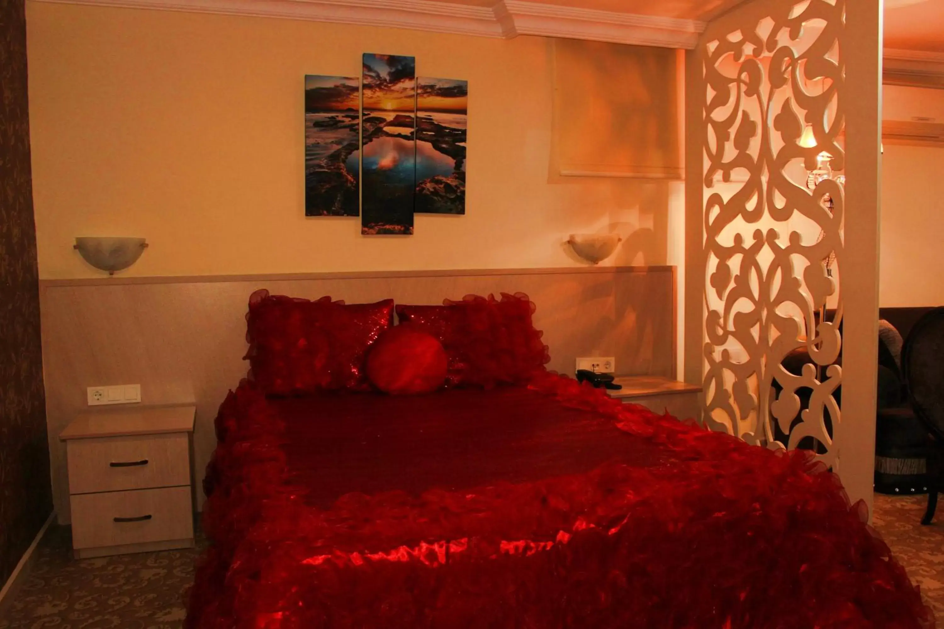 Bed in Berrak Su Hotel