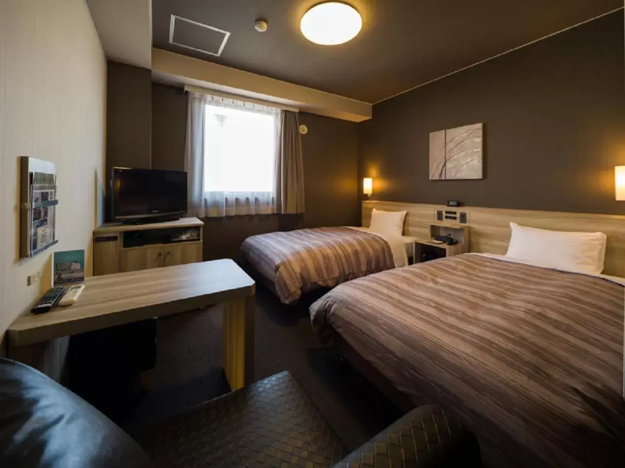 Bed in Hotel Route-Inn Komoro