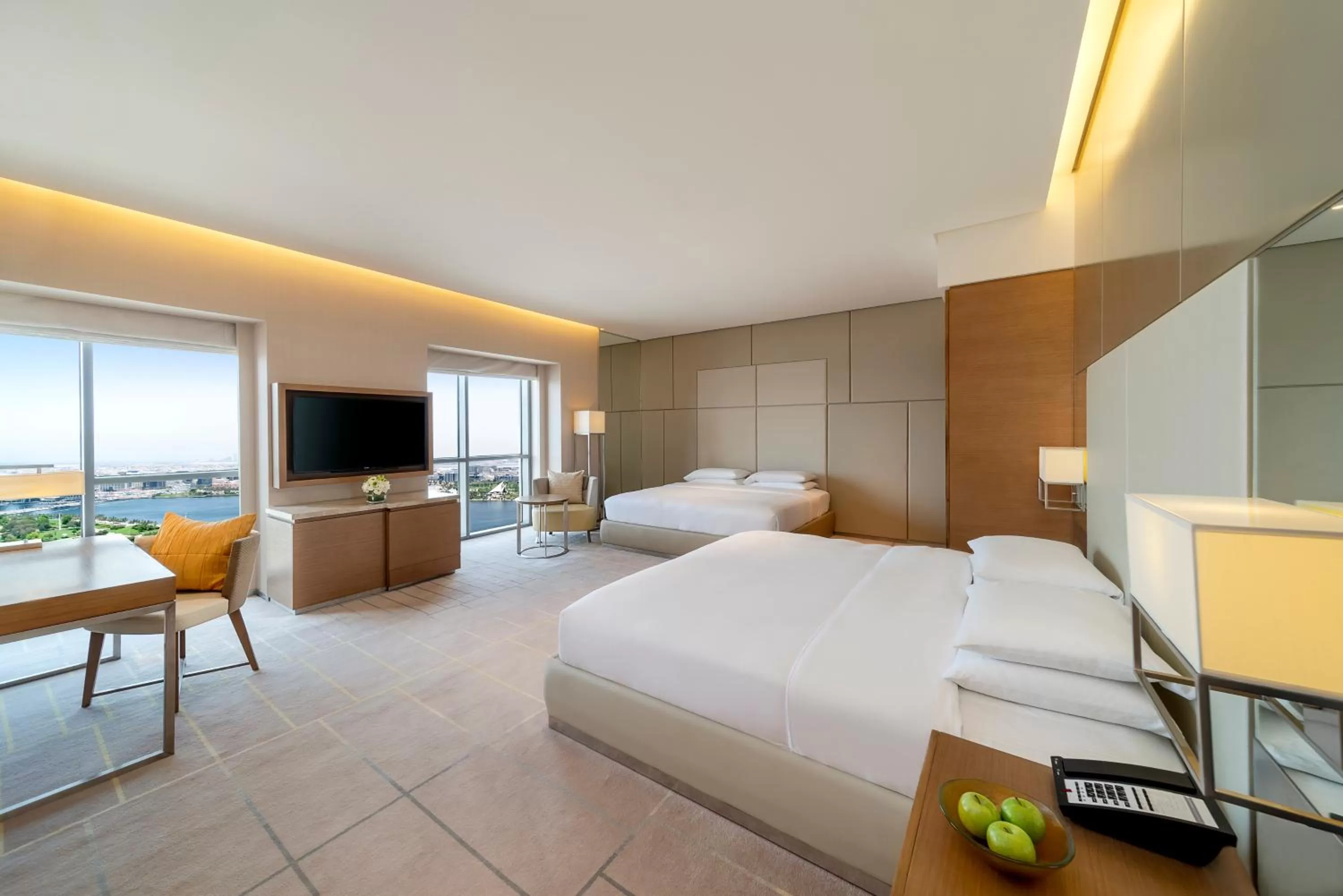 Photo of the whole room, Bed in Hyatt Regency Dubai Creek Heights