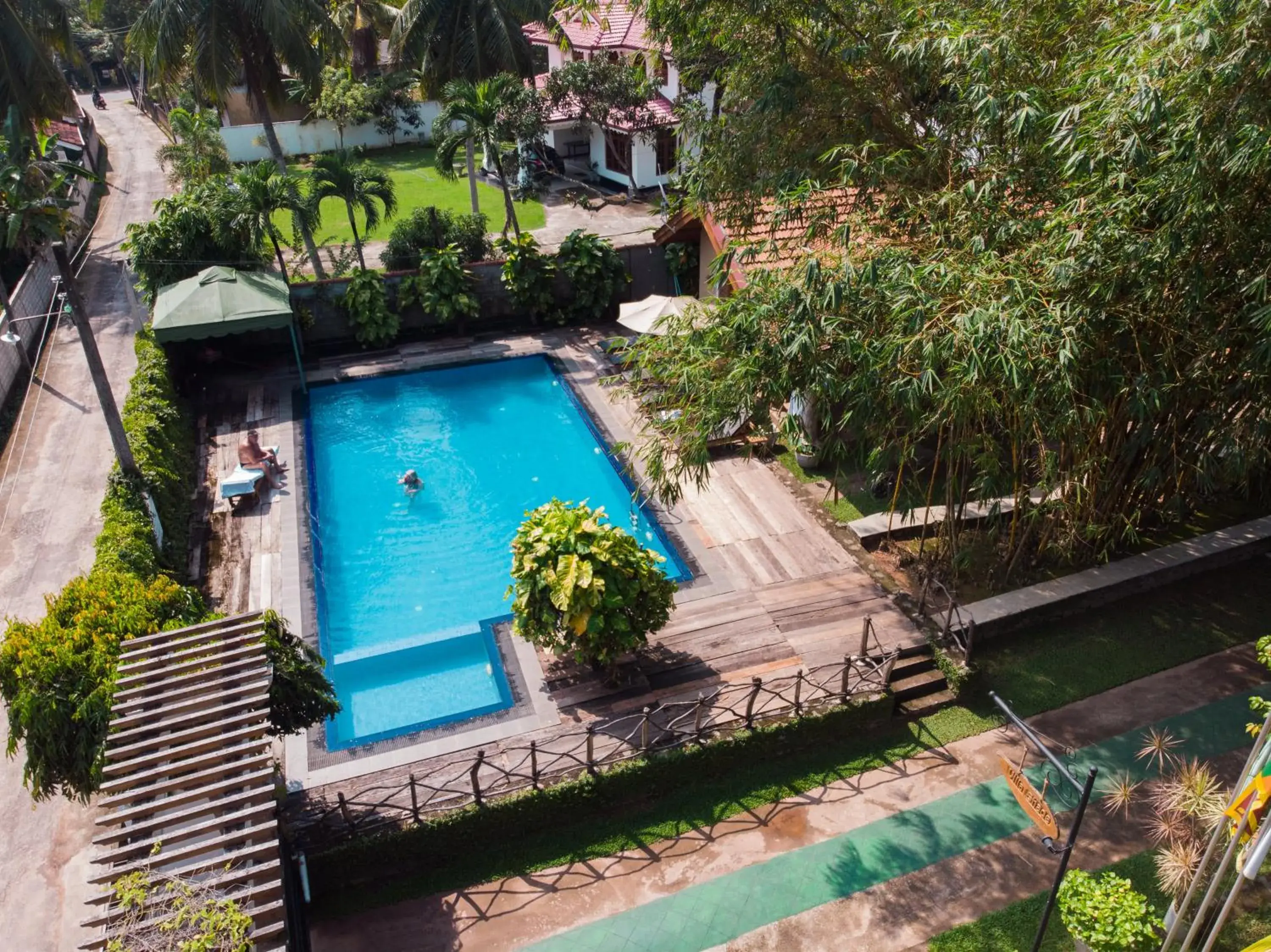 Pool View in Villa Shade