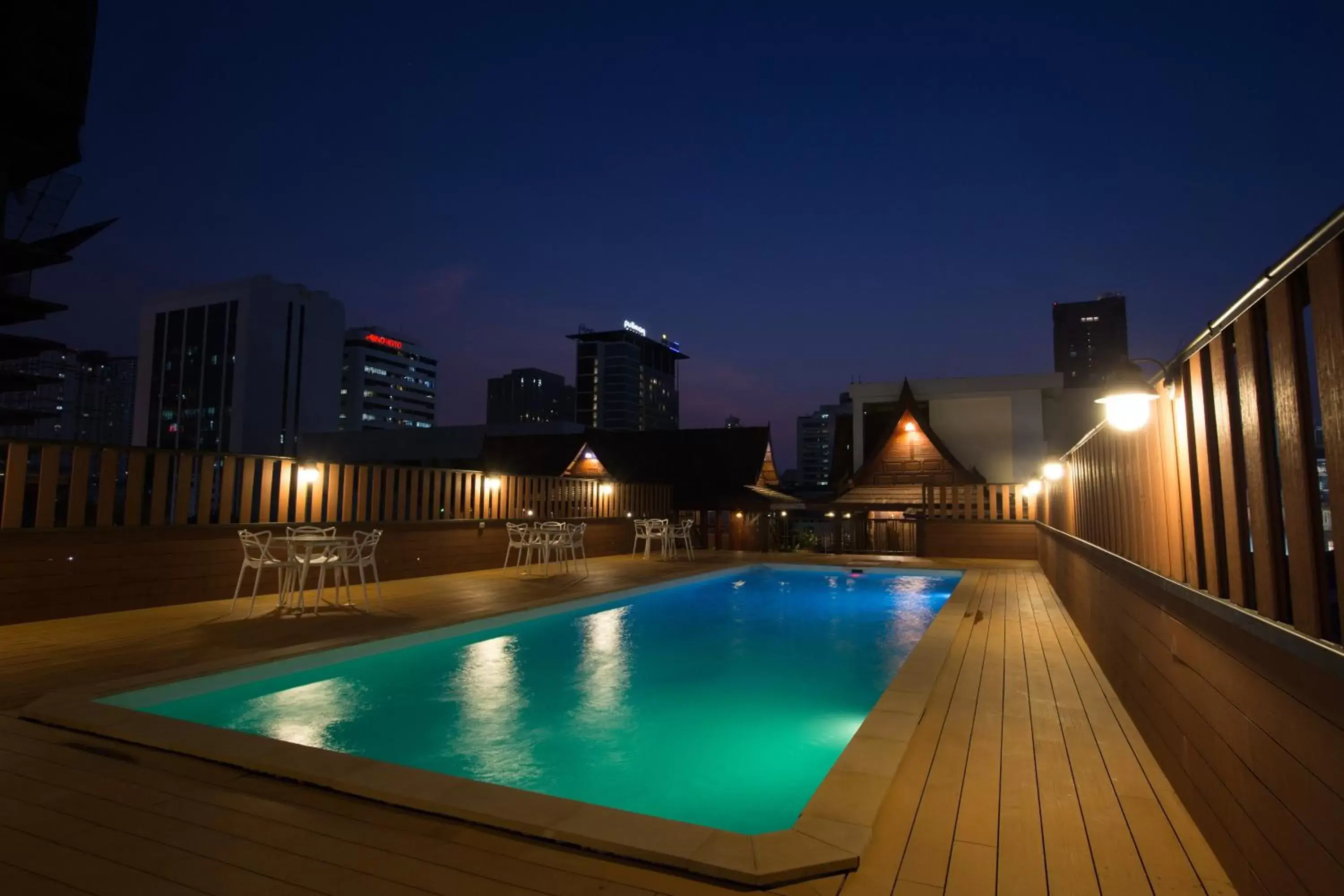 Swimming Pool in True Siam Rangnam Hotel