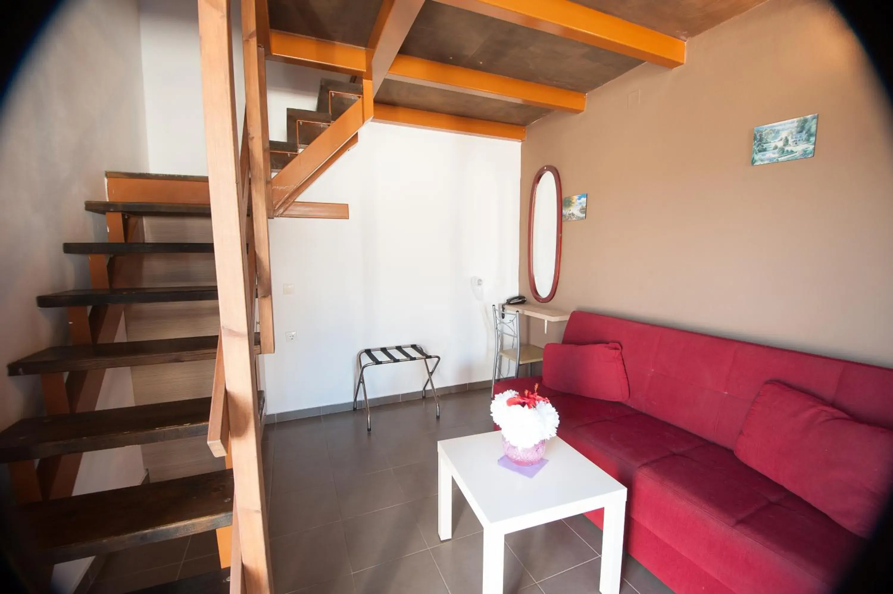 Seating Area in Elounda Sunrise Apartments