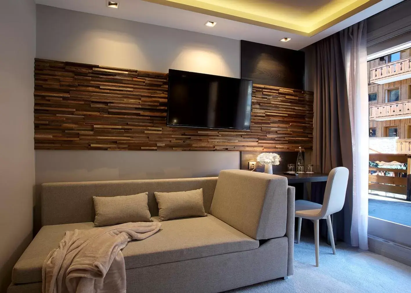 TV and multimedia, Seating Area in Hotel Le Tremplin