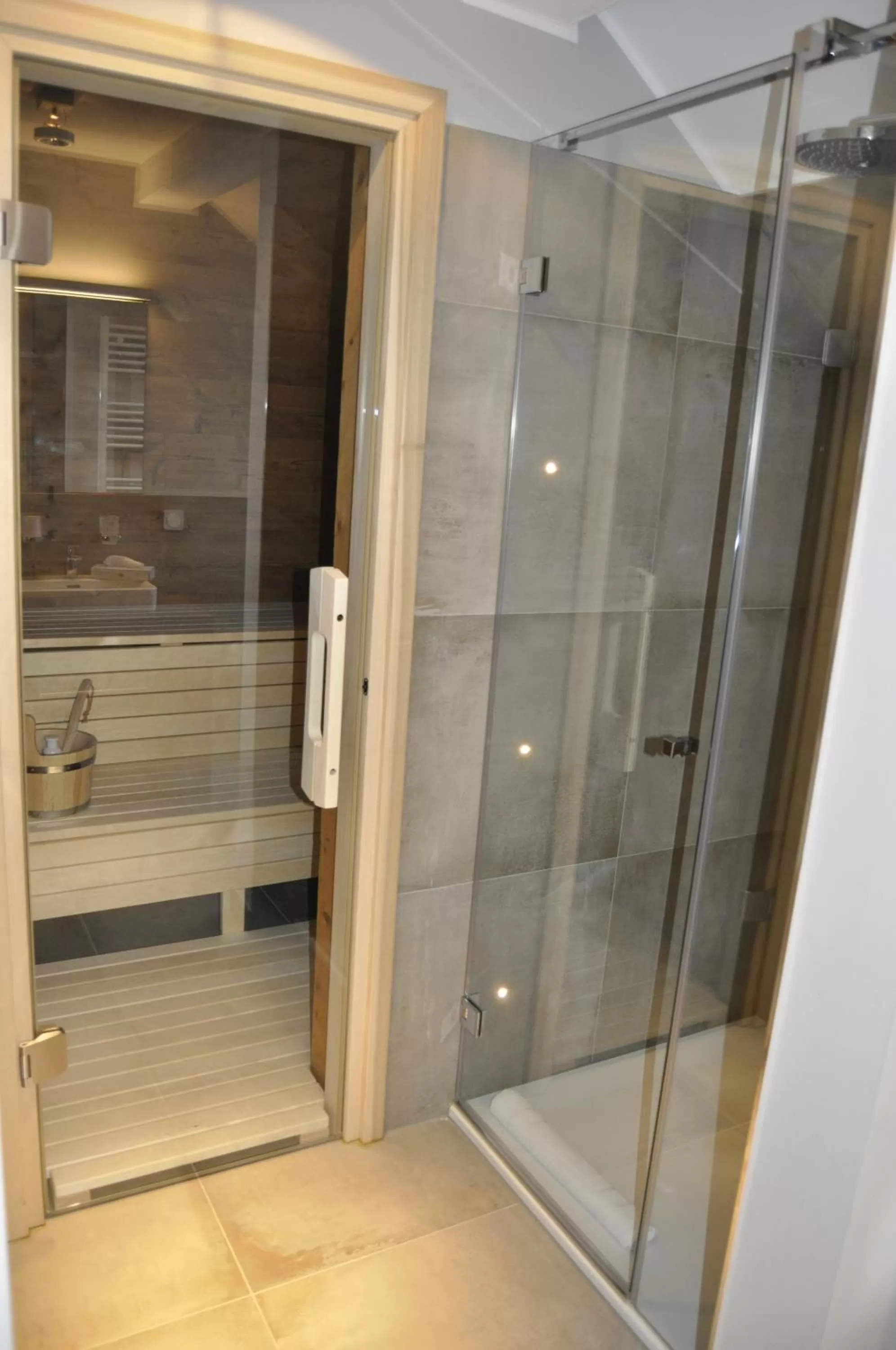 Sauna in StrandBerg's Designhotel Viktoria