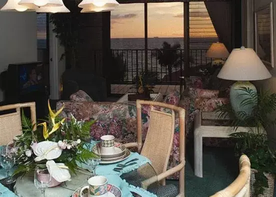 Living room in Maui Beach Vacation Club