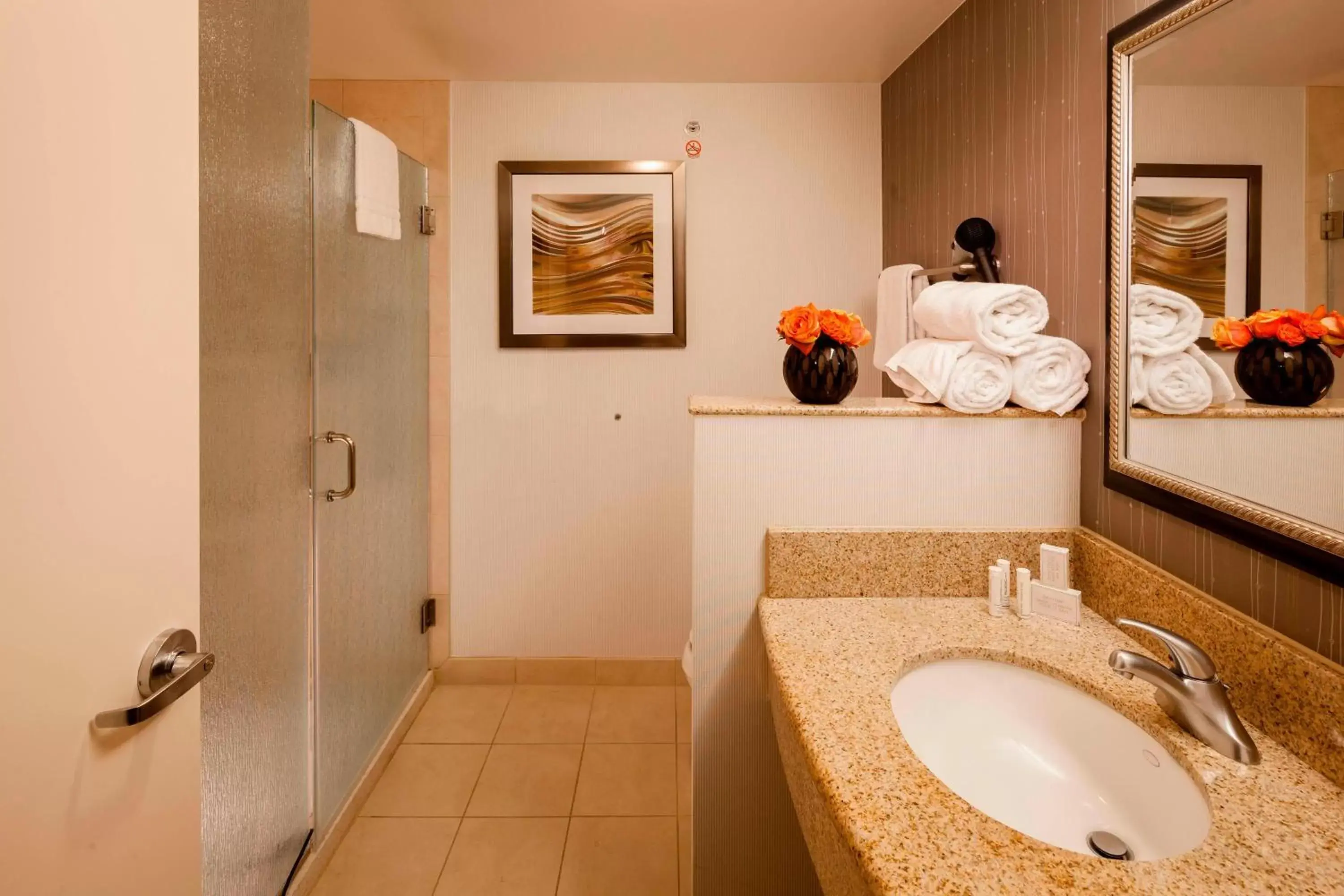 Bathroom in Courtyard by Marriott Madison West / Middleton