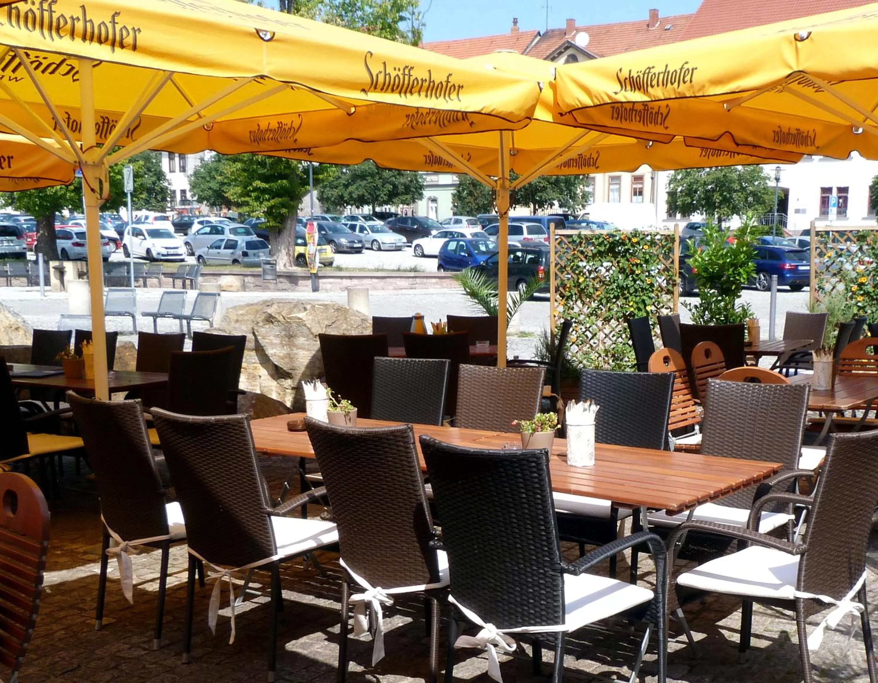 Patio in Hotel-Restaurant Thüringer Hof
