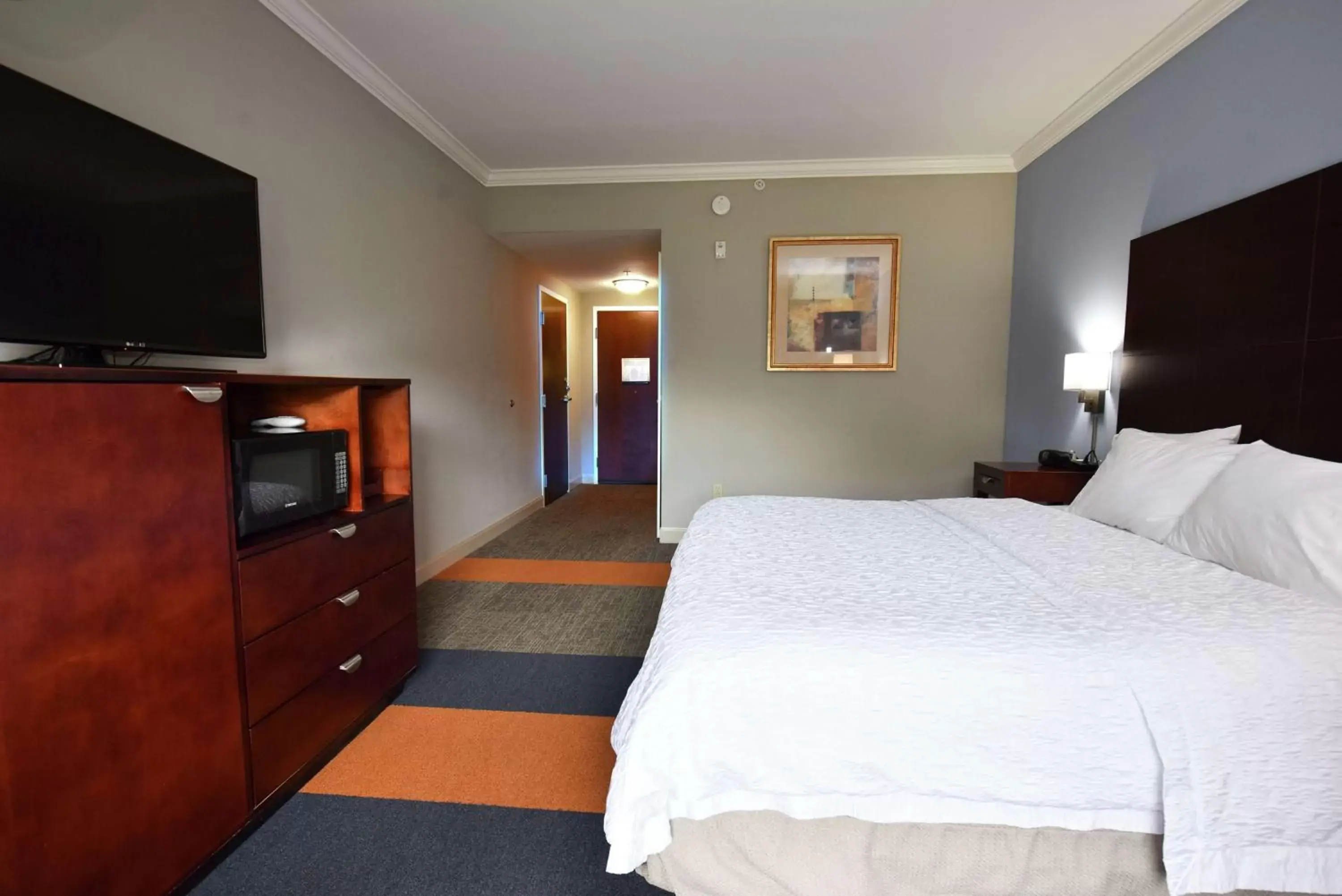 Bedroom, TV/Entertainment Center in Hampton Inn Alexander City