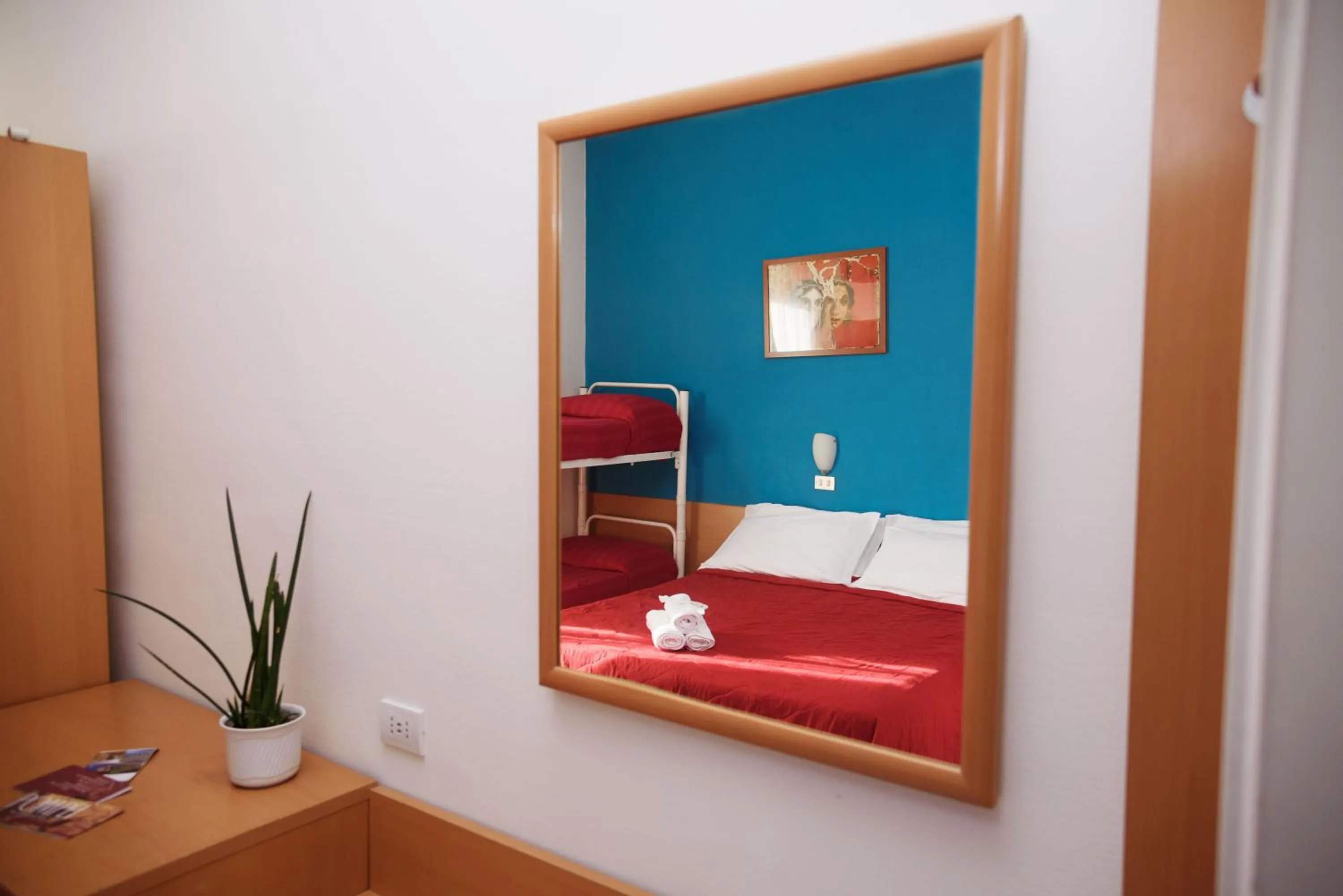 Bed in Hotel Calypso