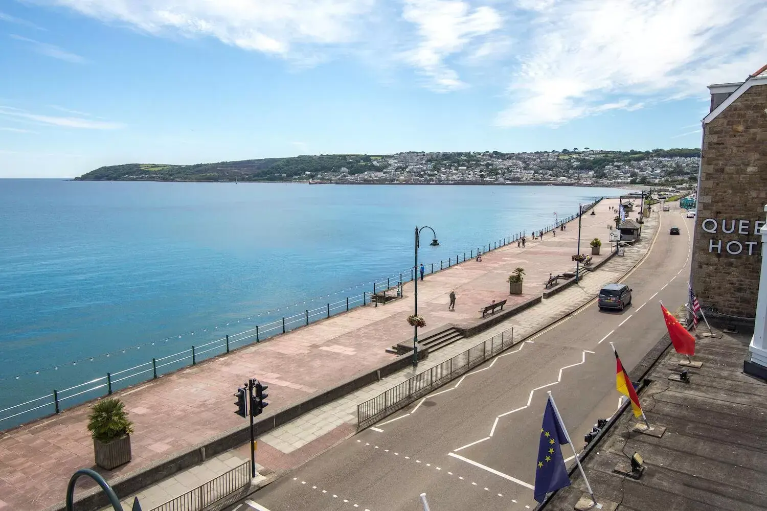 Sea view in The Queens Hotel