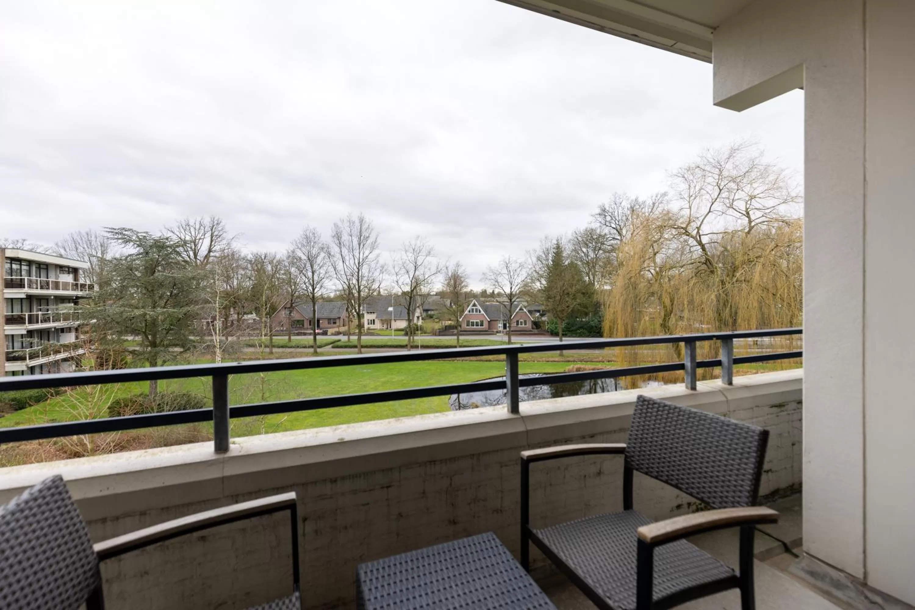 Garden view in Fletcher Hotel-Restaurant Frerikshof