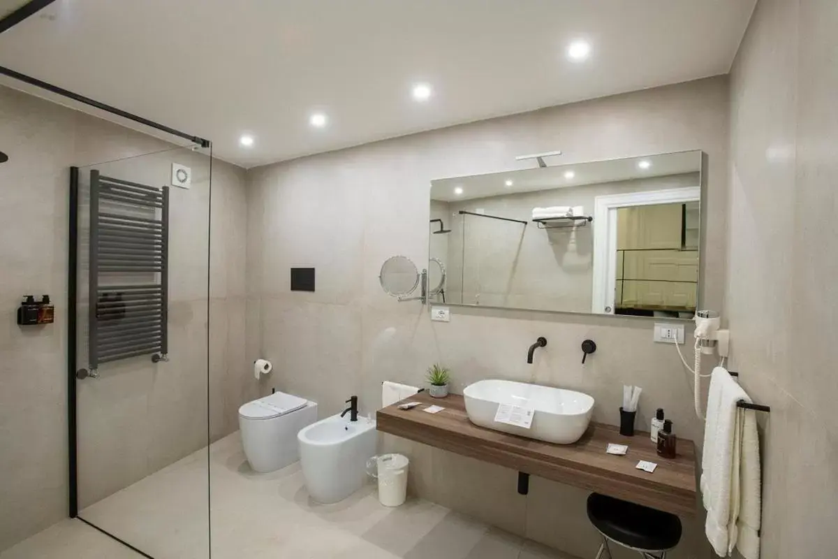 Shower, Bathroom in Palazzo Natoli Boutique Hotel