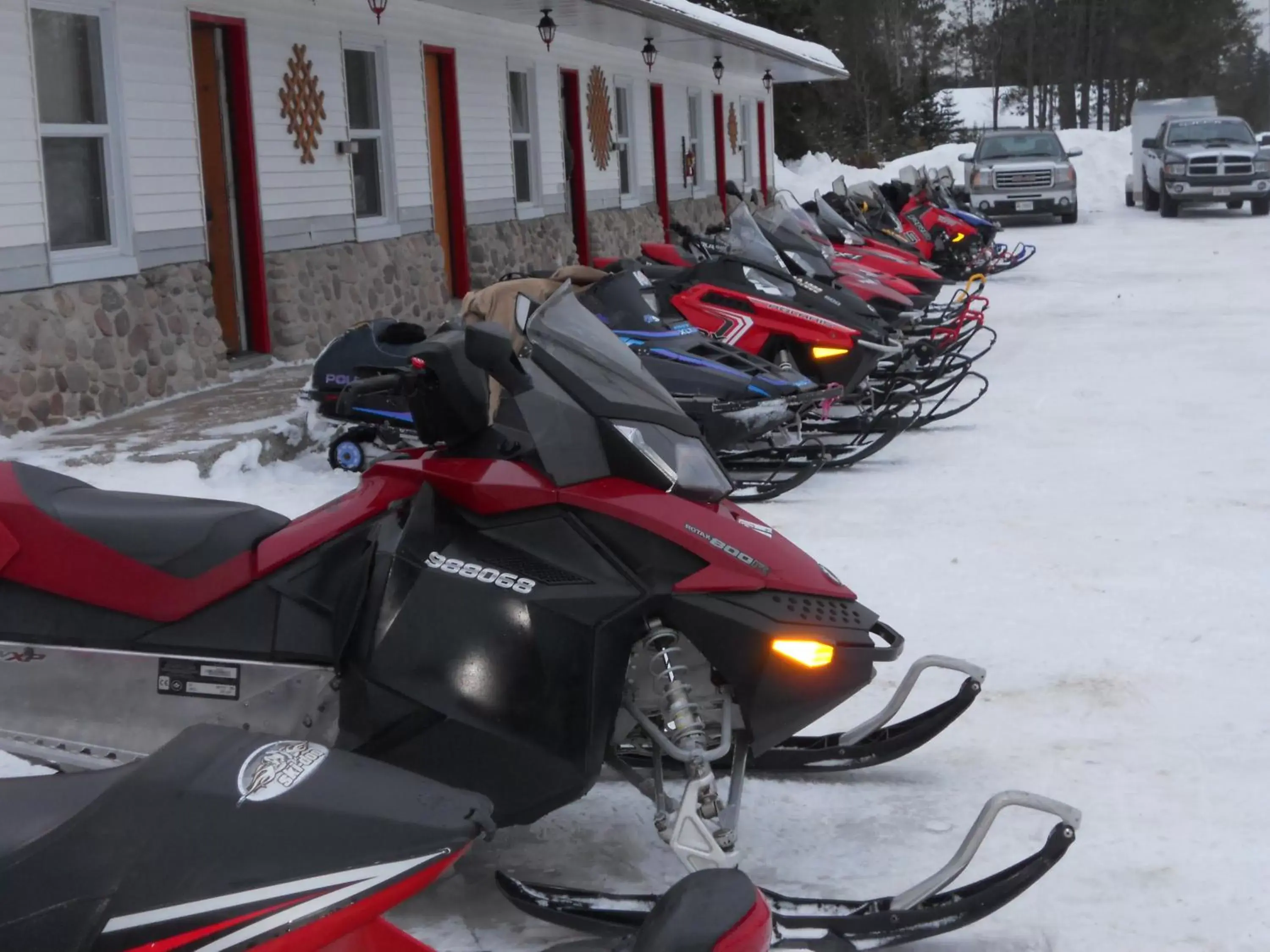 Winter in Deep River Motel