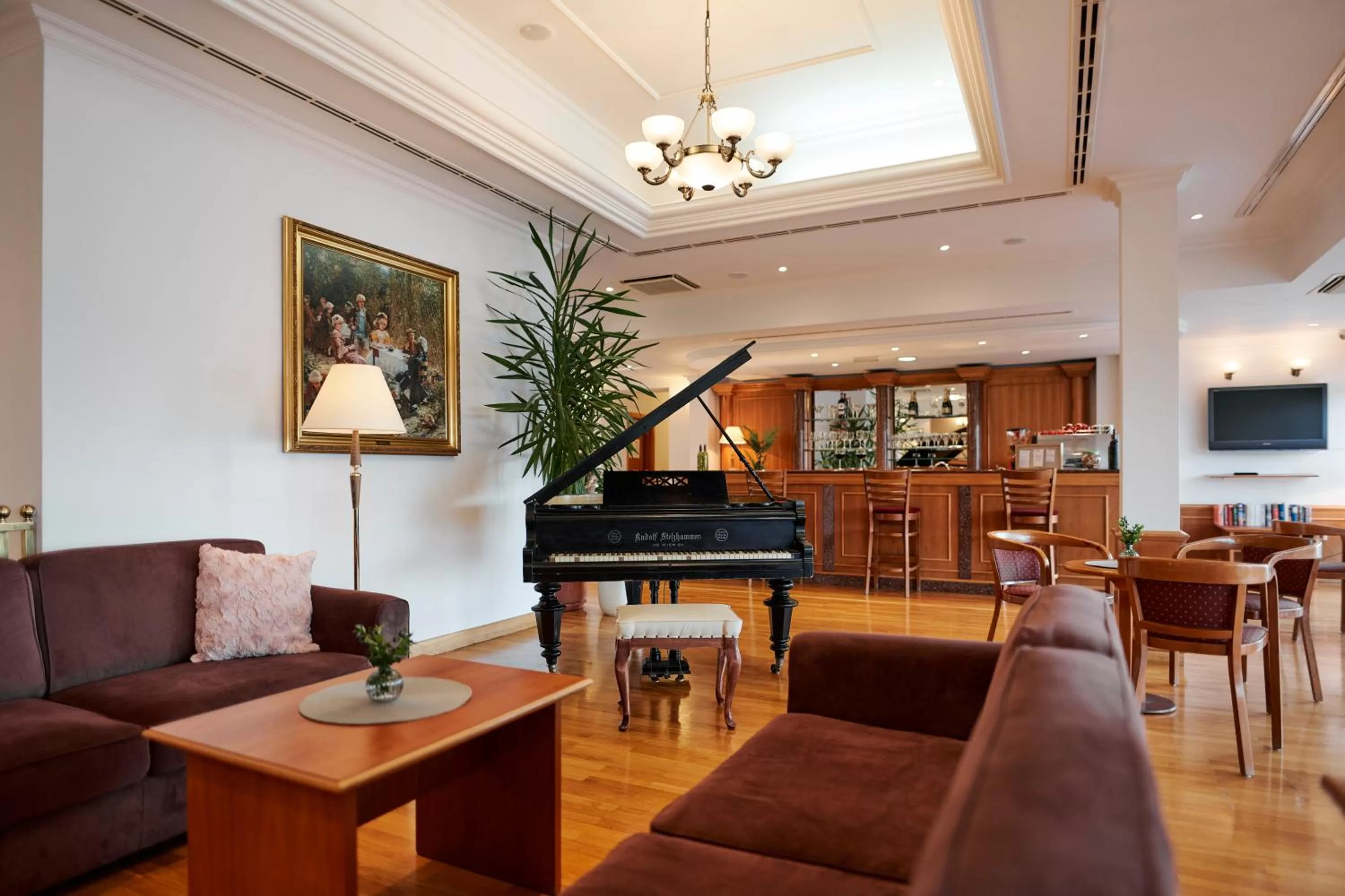 Lounge or bar in Hotel Lovran