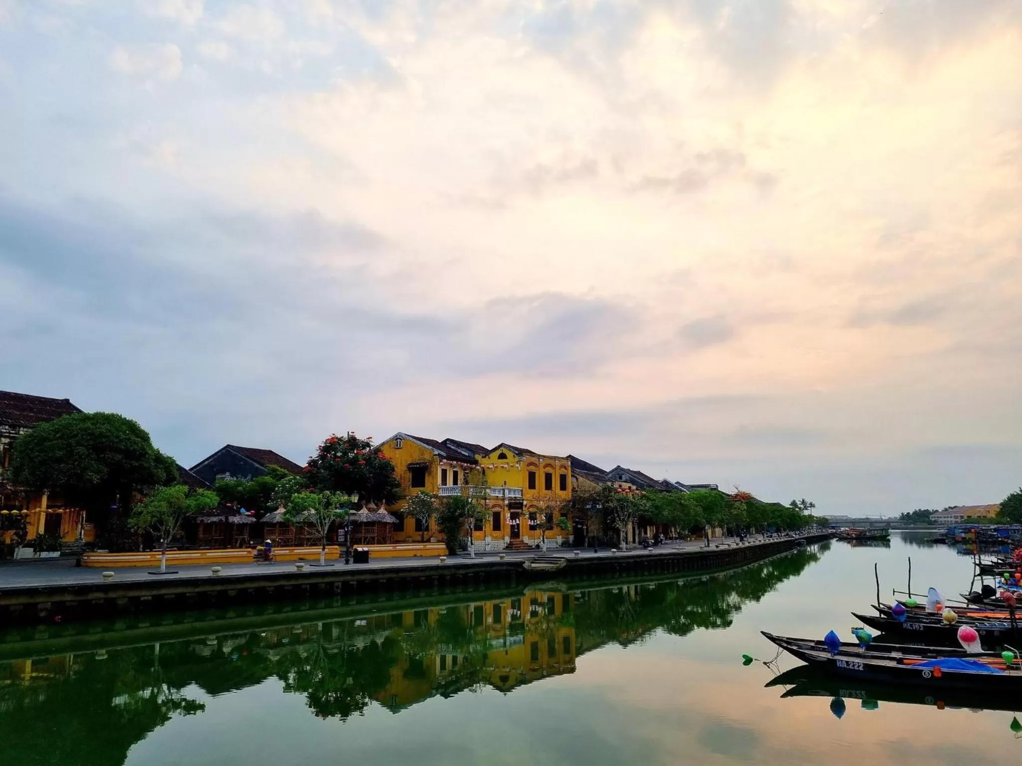Natural landscape in hoi an center town