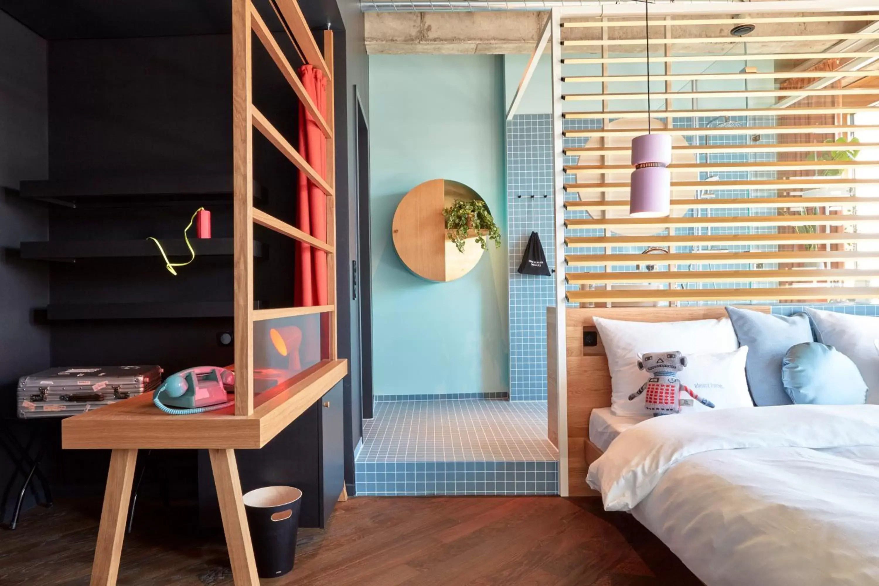 Bedroom, Bed in 25hours Hotel The Circle Bedroom, Bed in 25hours Hotel The Circle