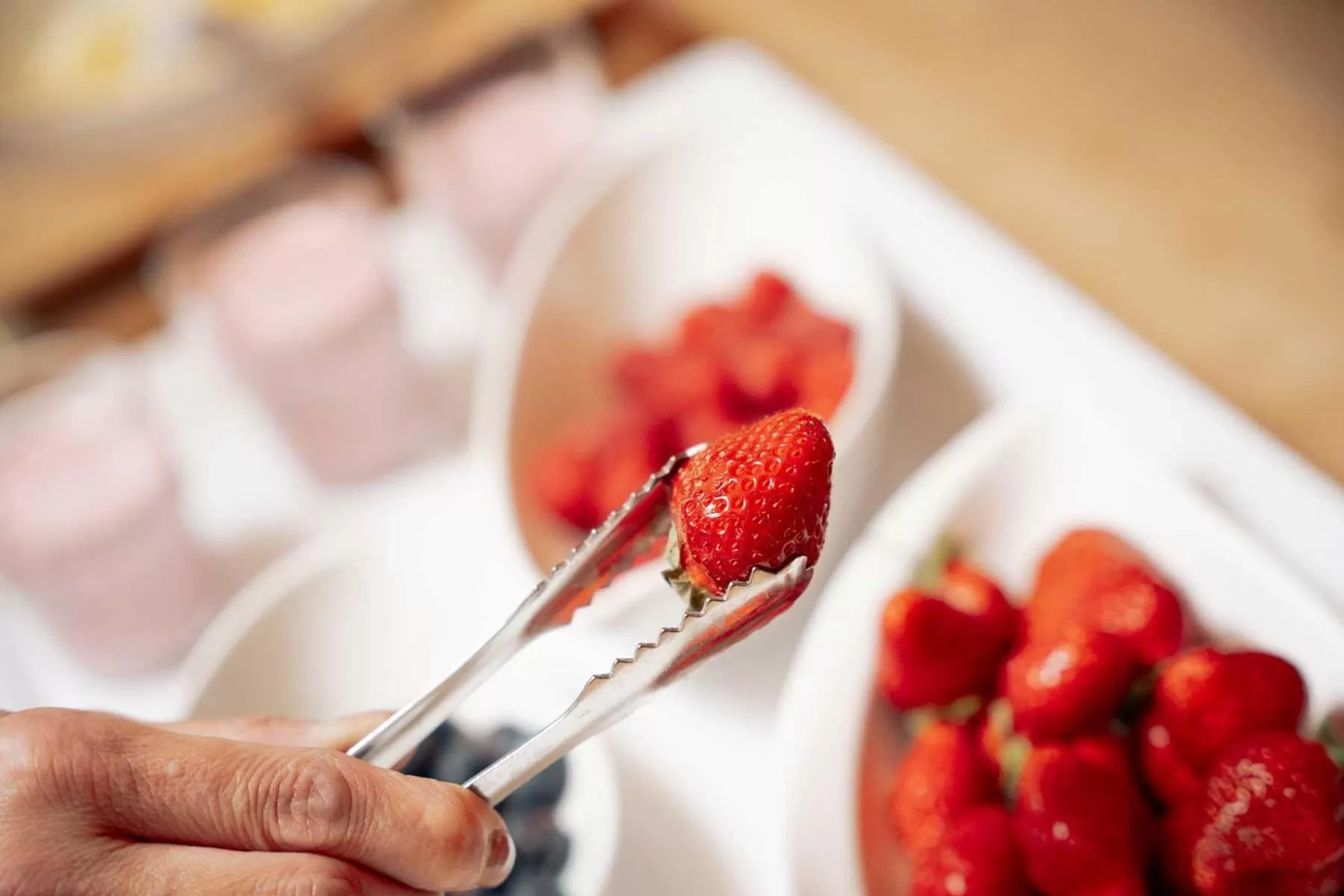 Buffet breakfast in Hotel Park Cafe Reichl