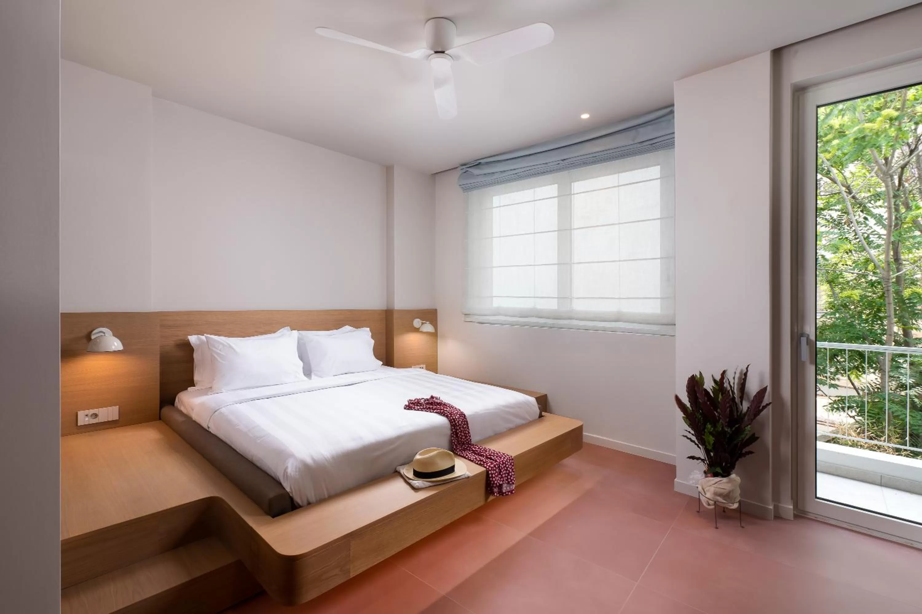 Bed in Alkima Athens Wellness Stay