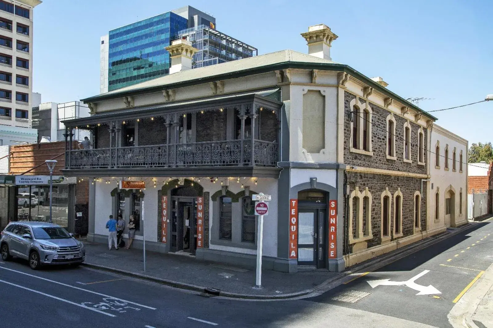 Property Building in Tequila Sunrise Hostel