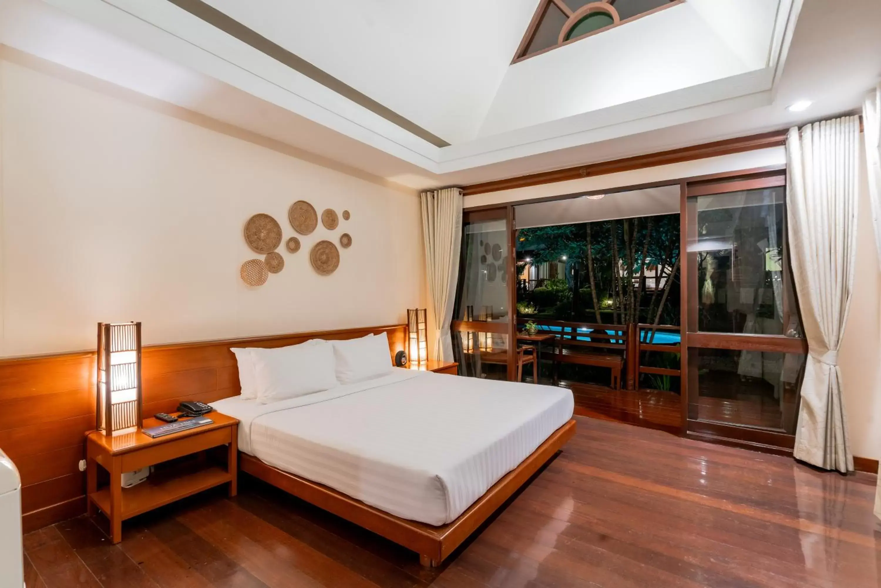 Bed in Baan Duangkaew Resort