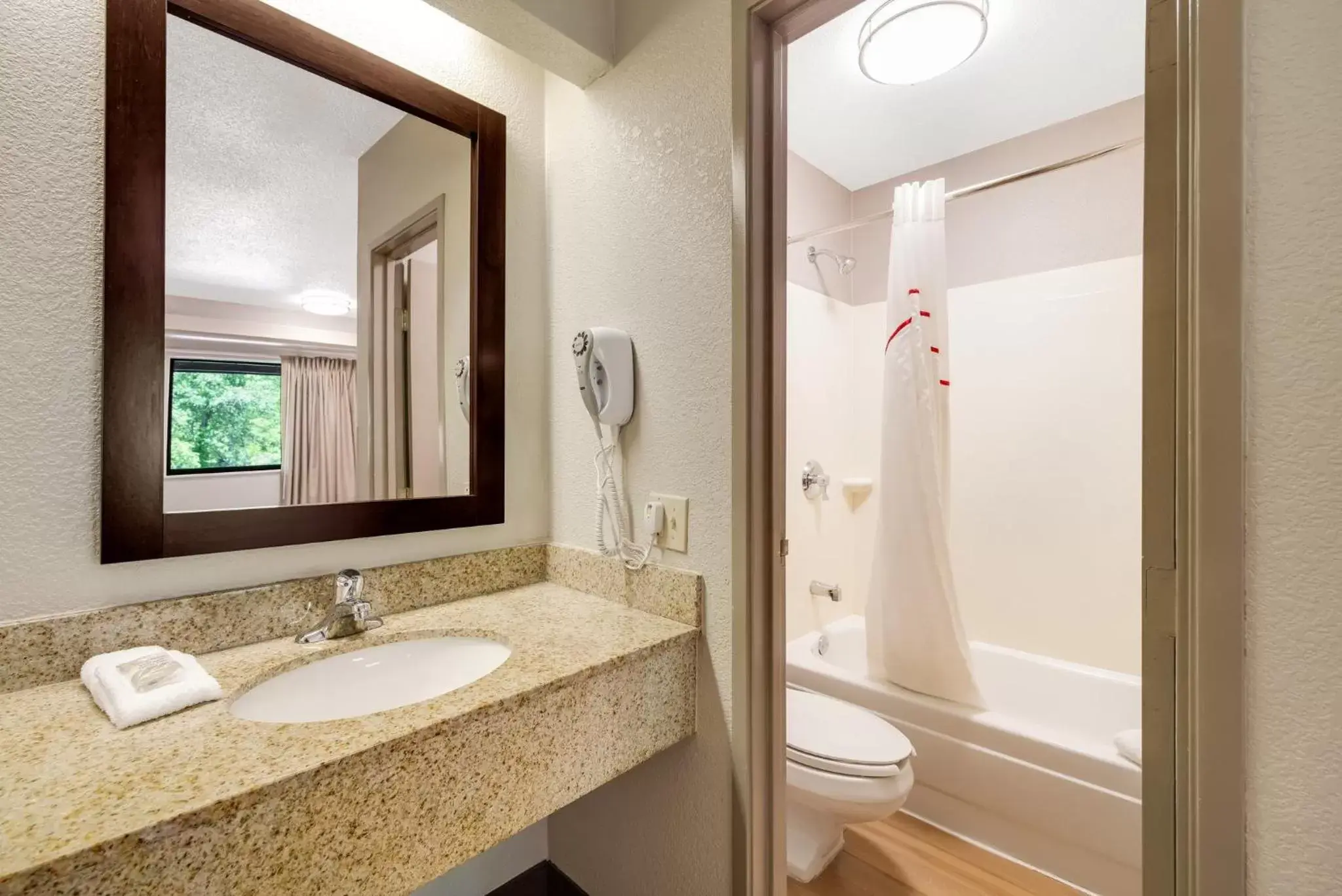 Bathroom in Red Roof Inn Asheville - Biltmore West