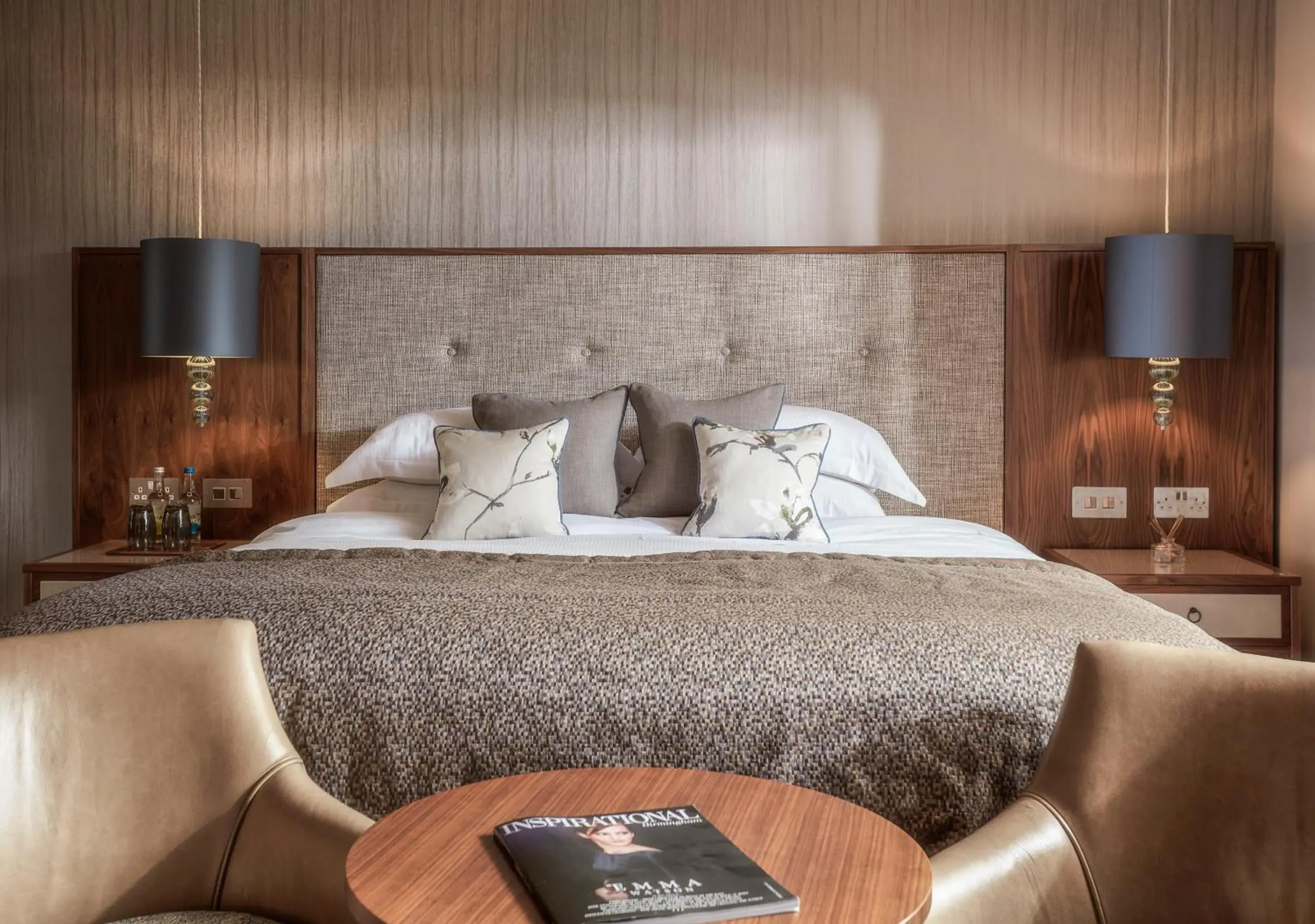 Bedroom, Bed in Mallory Court Country House Hotel & Spa Bedroom, Bed in Mallory Court Country House Hotel & Spa