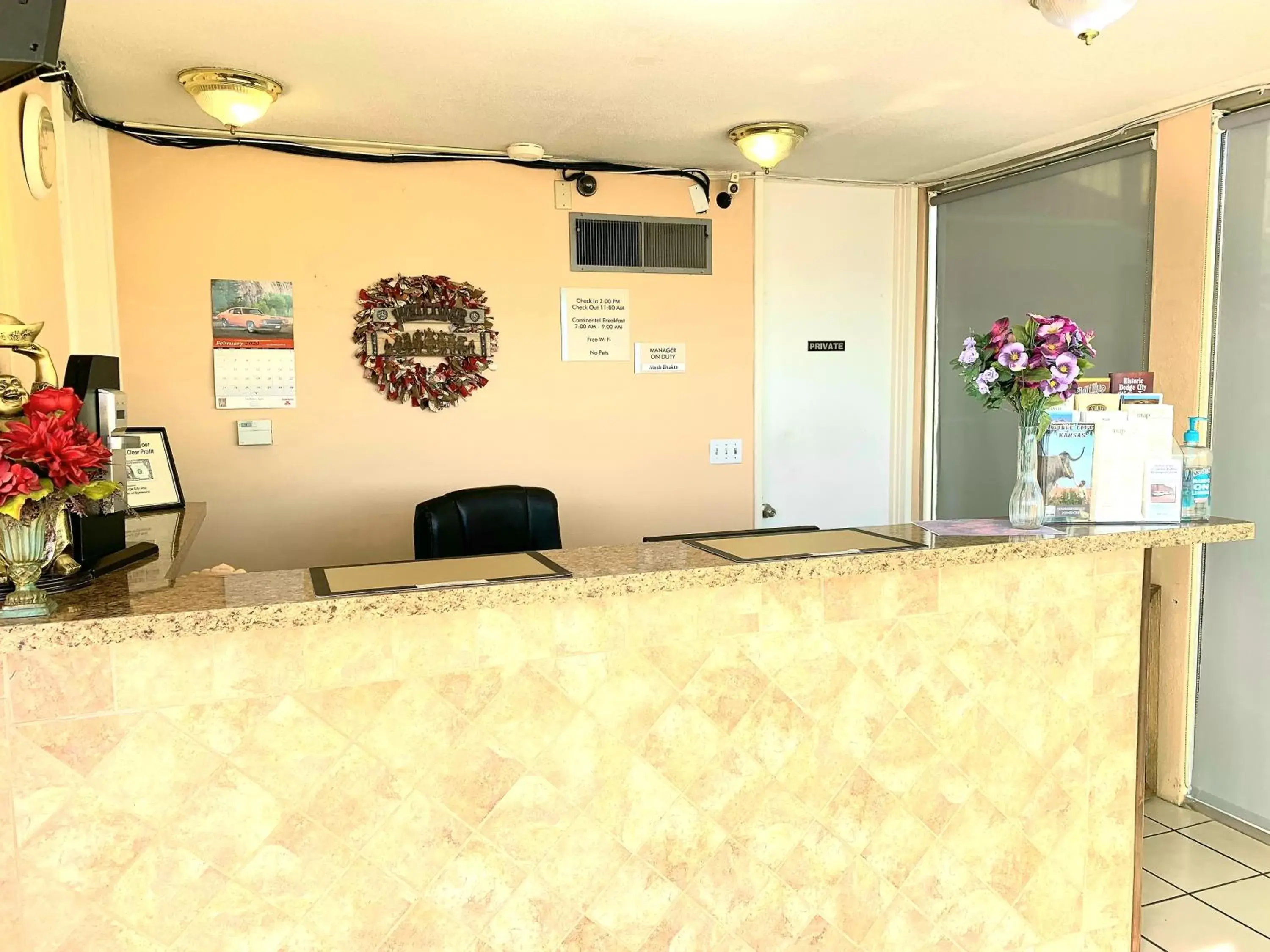 Lobby or reception in Executive Inn Dodge City, KS Lobby or reception in Executive Inn Dodge City, KS