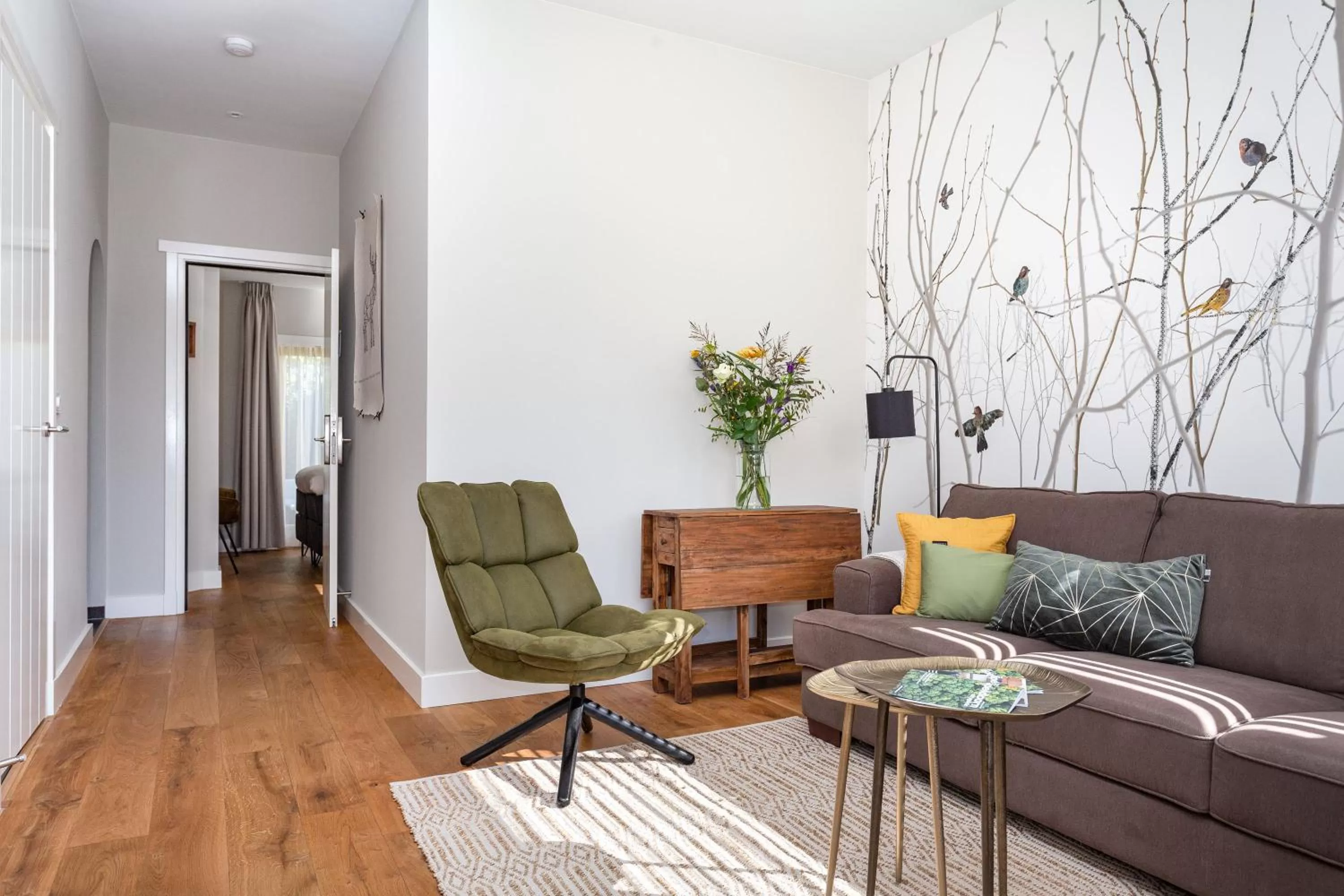 Living room, Seating Area in B&B De Mansarde