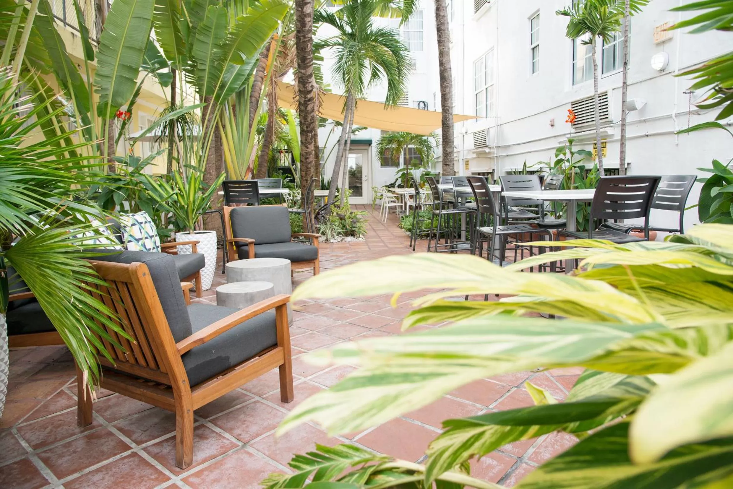 Patio in President Hotel