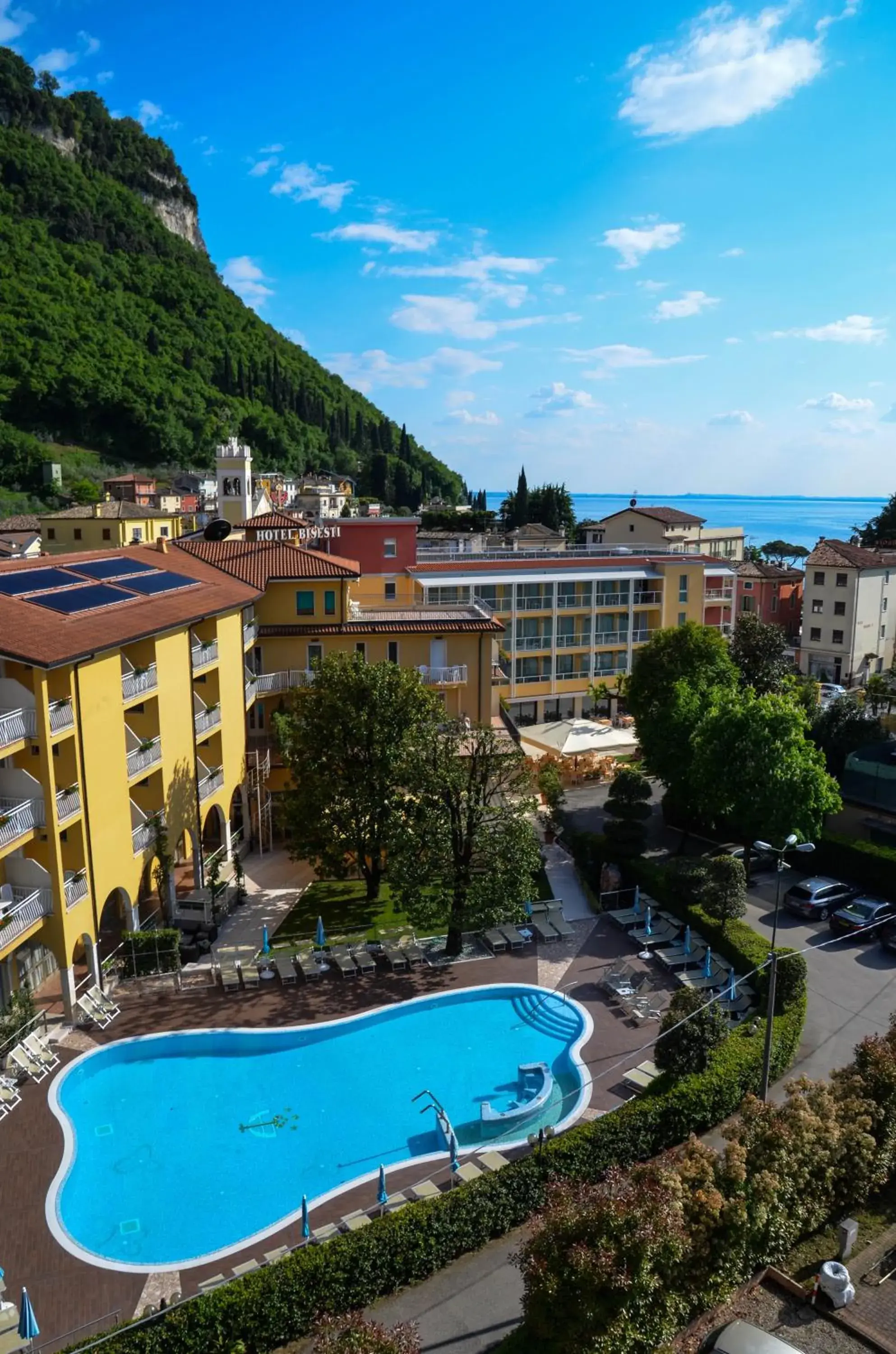 Bird's eye view, Pool View in Hotel Bisesti ***S