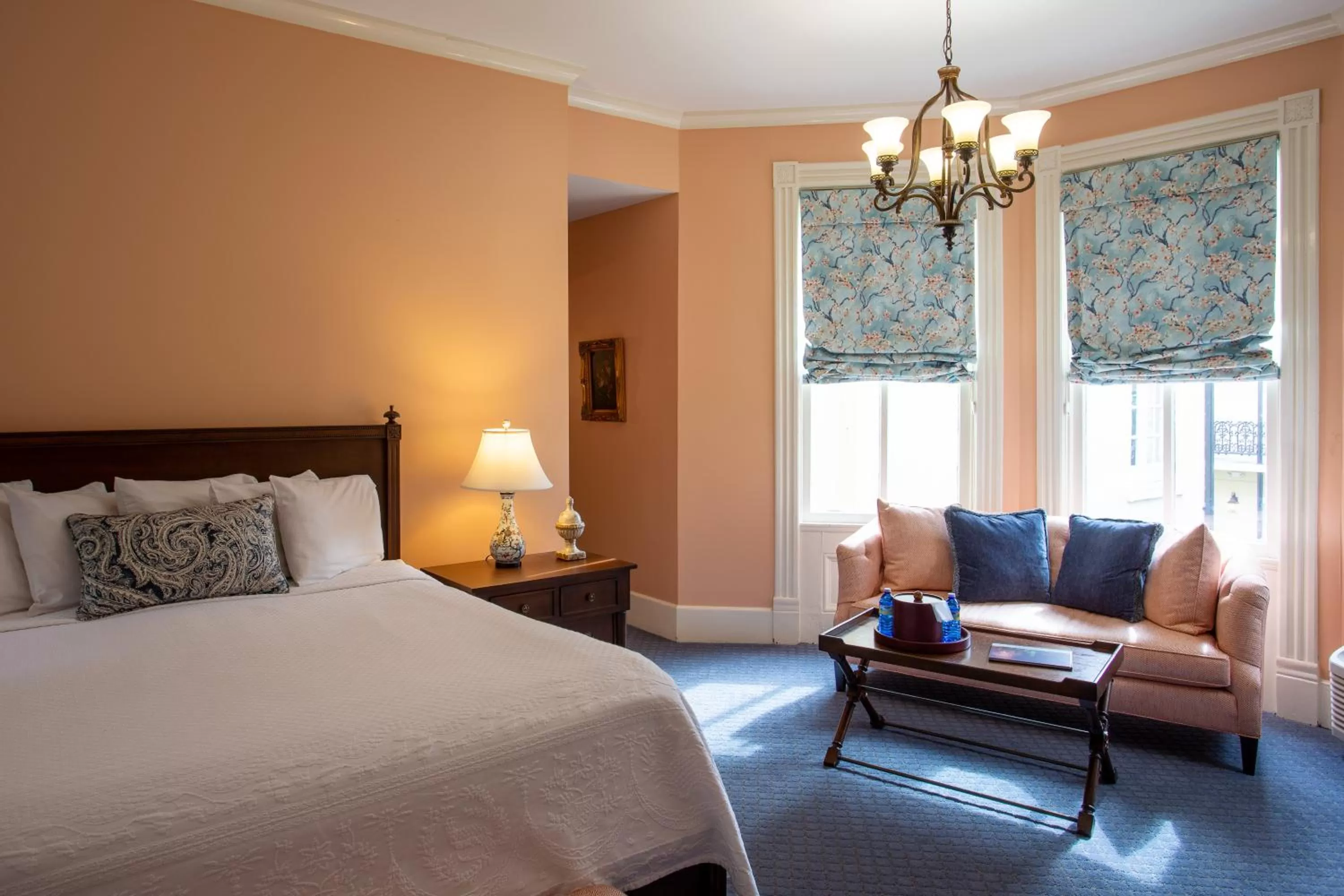 Bed in Eliza Thompson House, Historic Inns of Savannah Collection