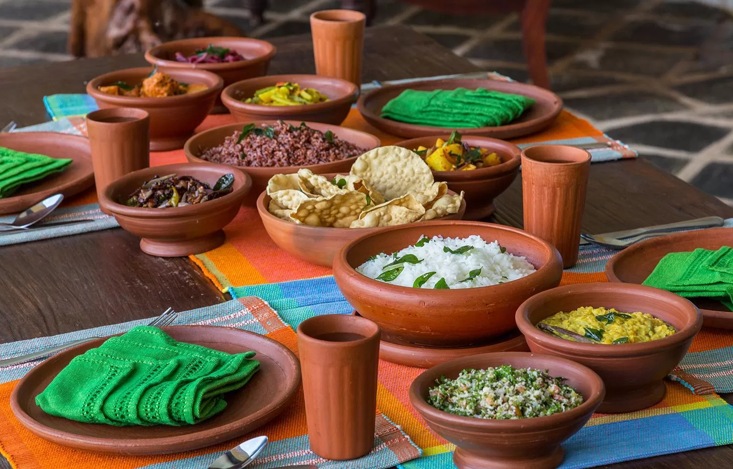 Food close-up in Villa Atulya at Ocean's edge