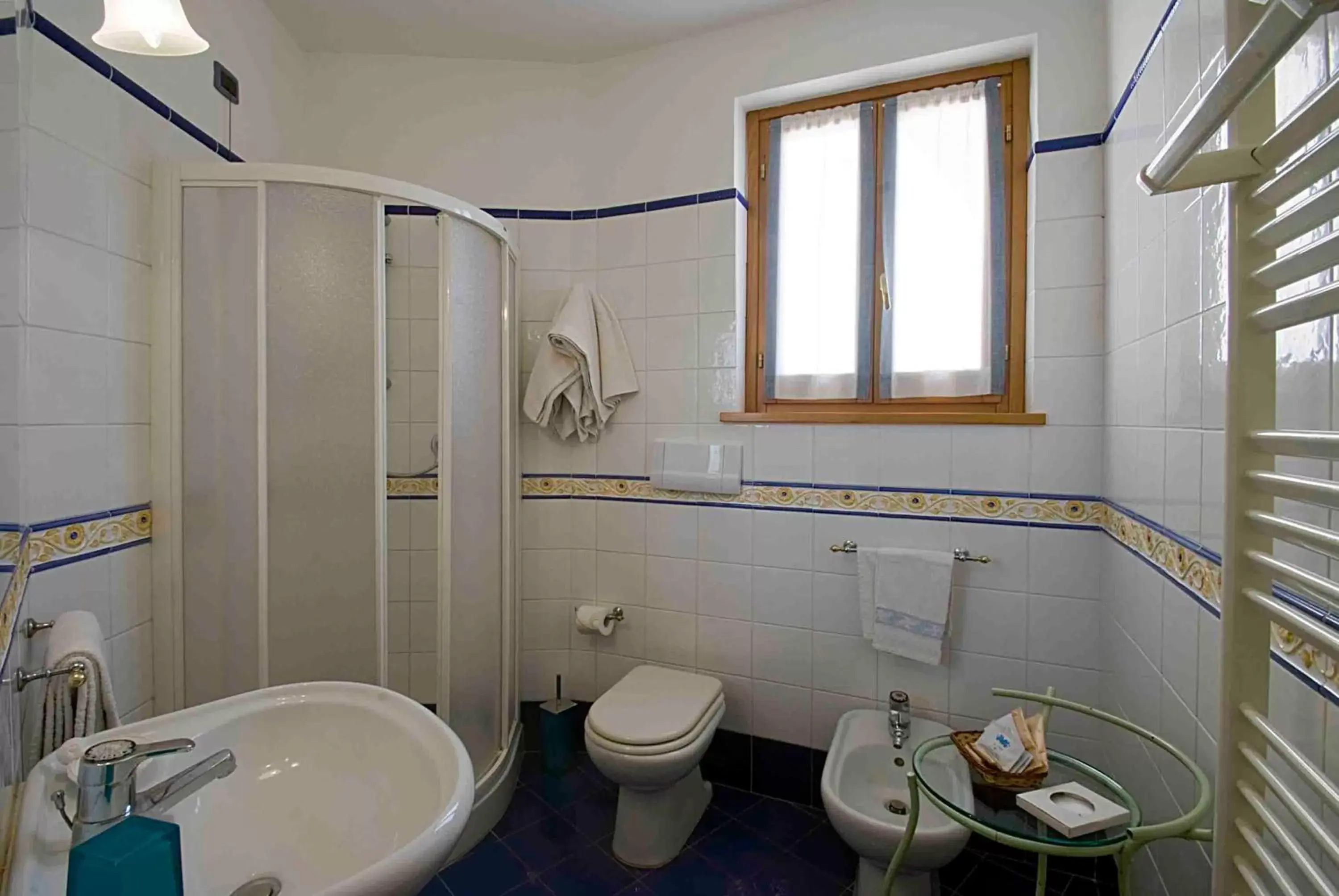 Shower, Bathroom in Albergo Villa Cristina