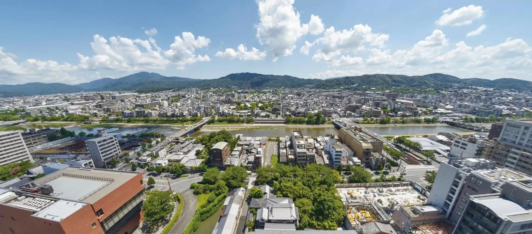 River view, Bird's-eye View in Hotel Okura Kyoto