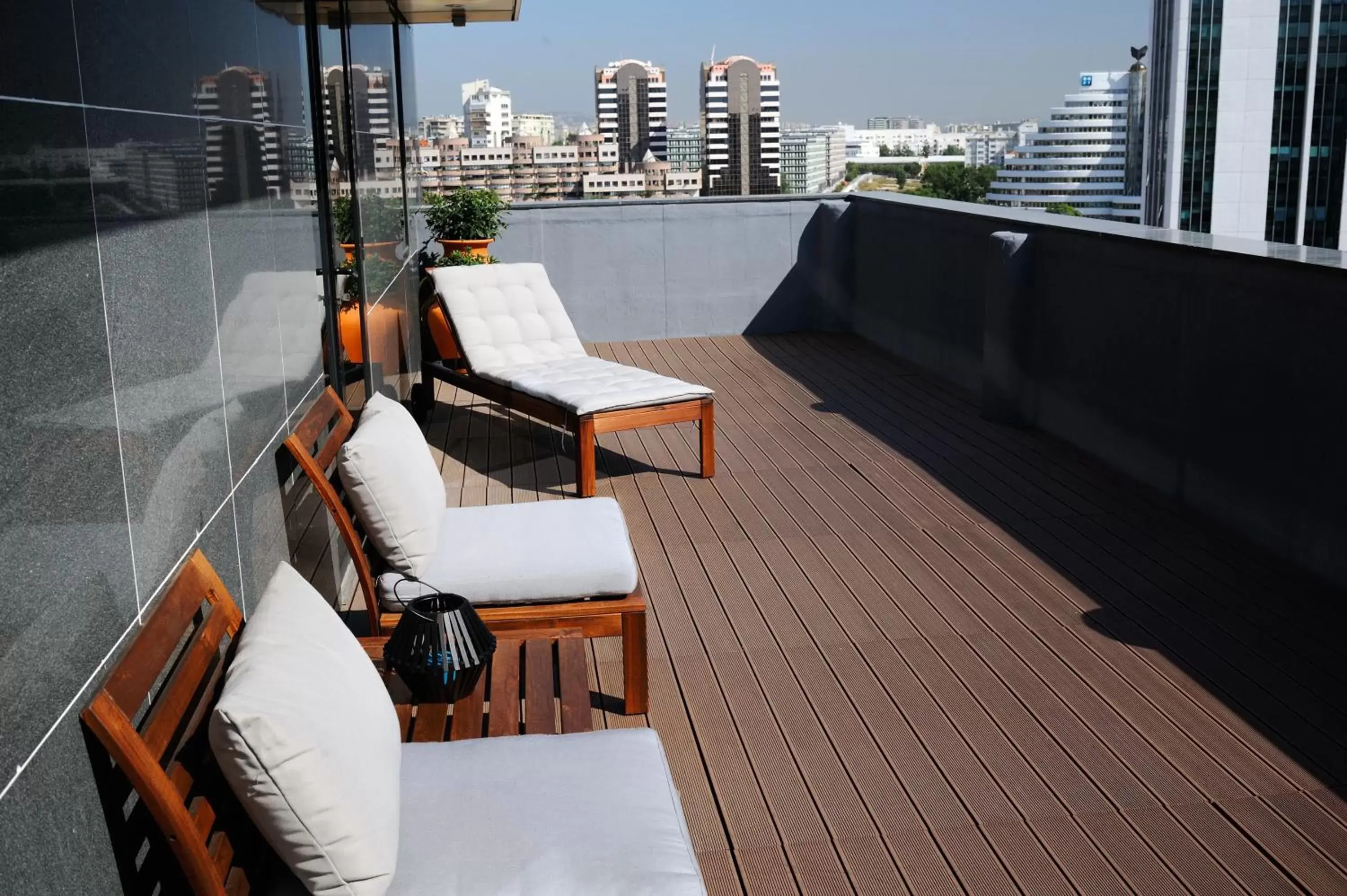 Balcony/Terrace in Hotel 3K Barcelona