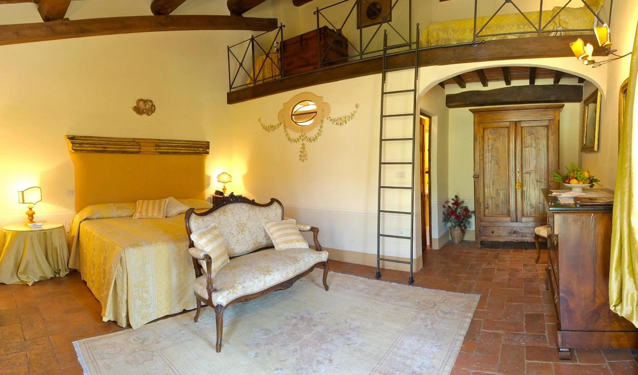 Bed in Relais Villa Baldelli