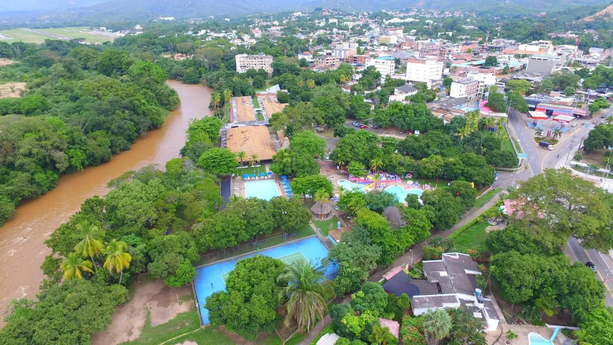 Bird's-eye View in Hotel Guadaira Resort